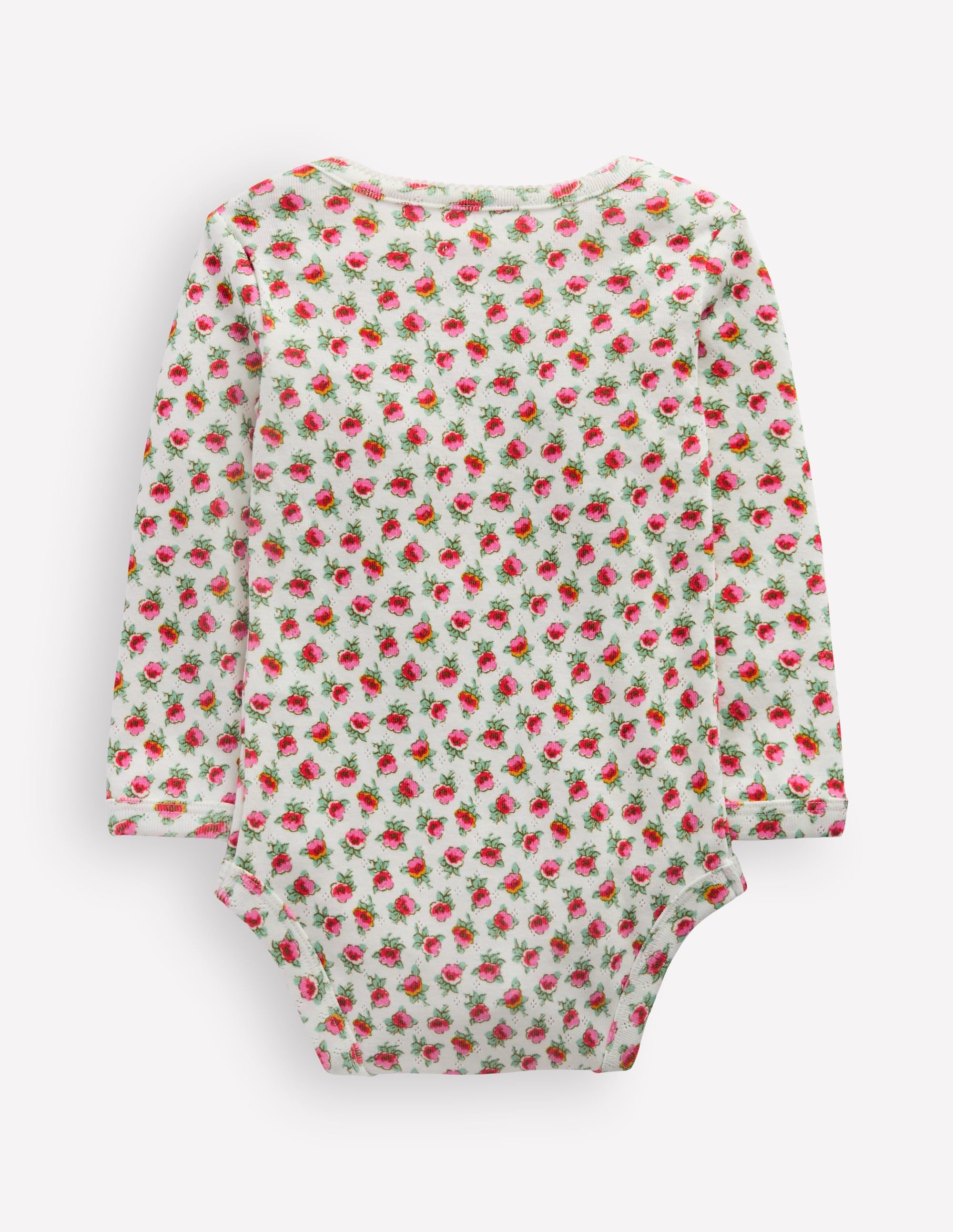 Pointelle-Bodys im 3er-Pack-Bunt Blumenmuster - Image 2
