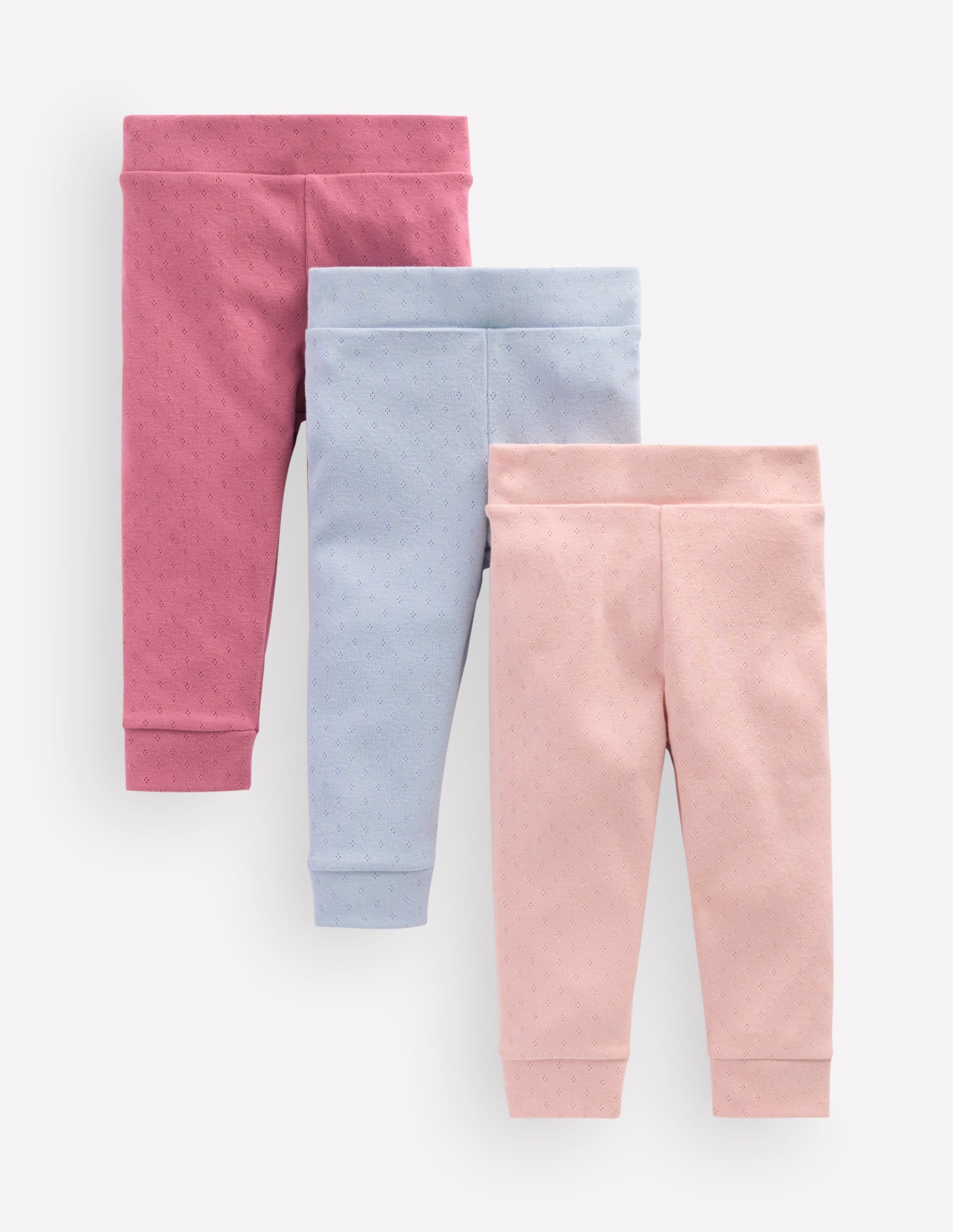 3-pack Pointelle Leggings-Multi Rainbow - Image 1