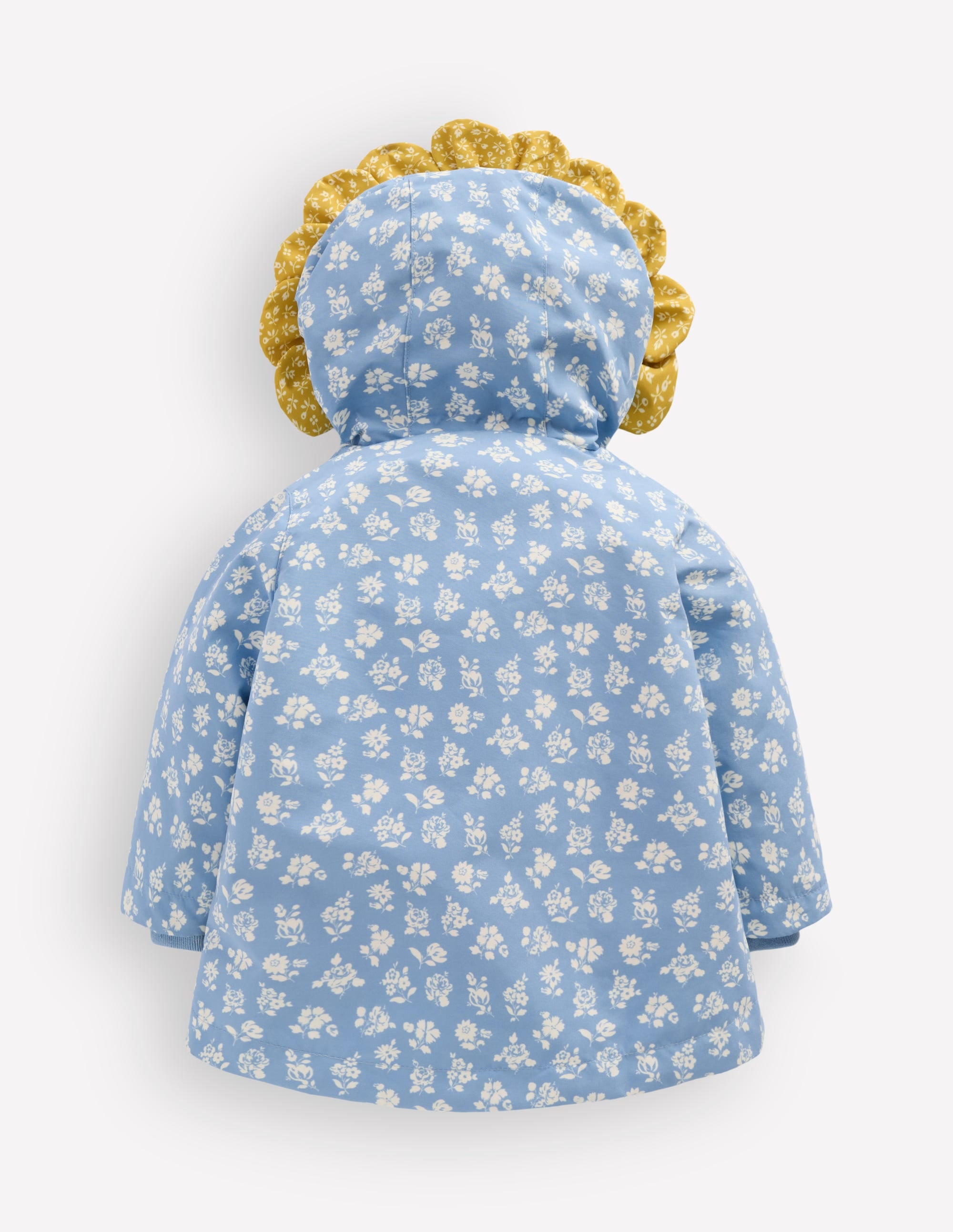 Ciré imperméable-Motif petites fleurs bleu glacier - Image 3