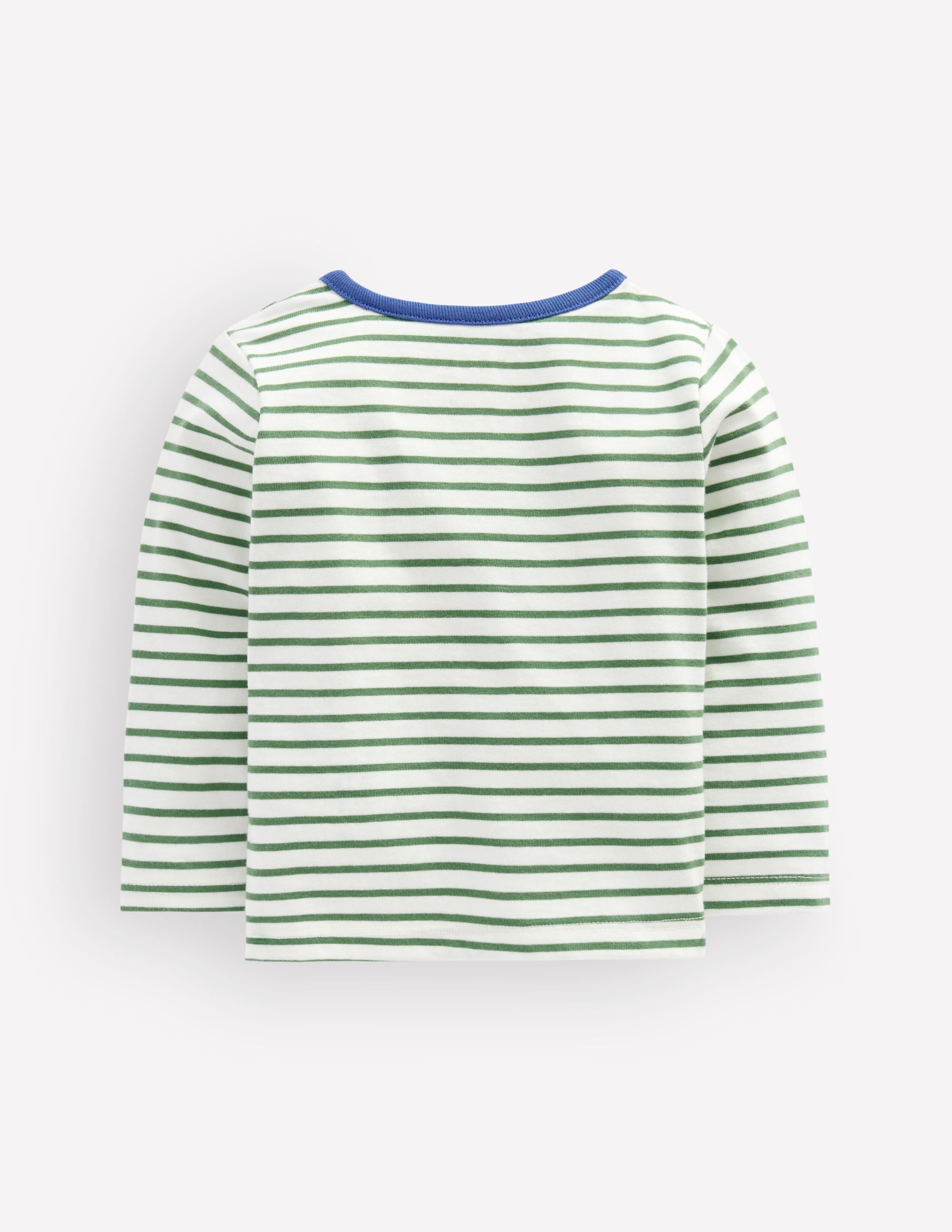 2 T-shirts en coton-À Rayures Multicolores - Image 2