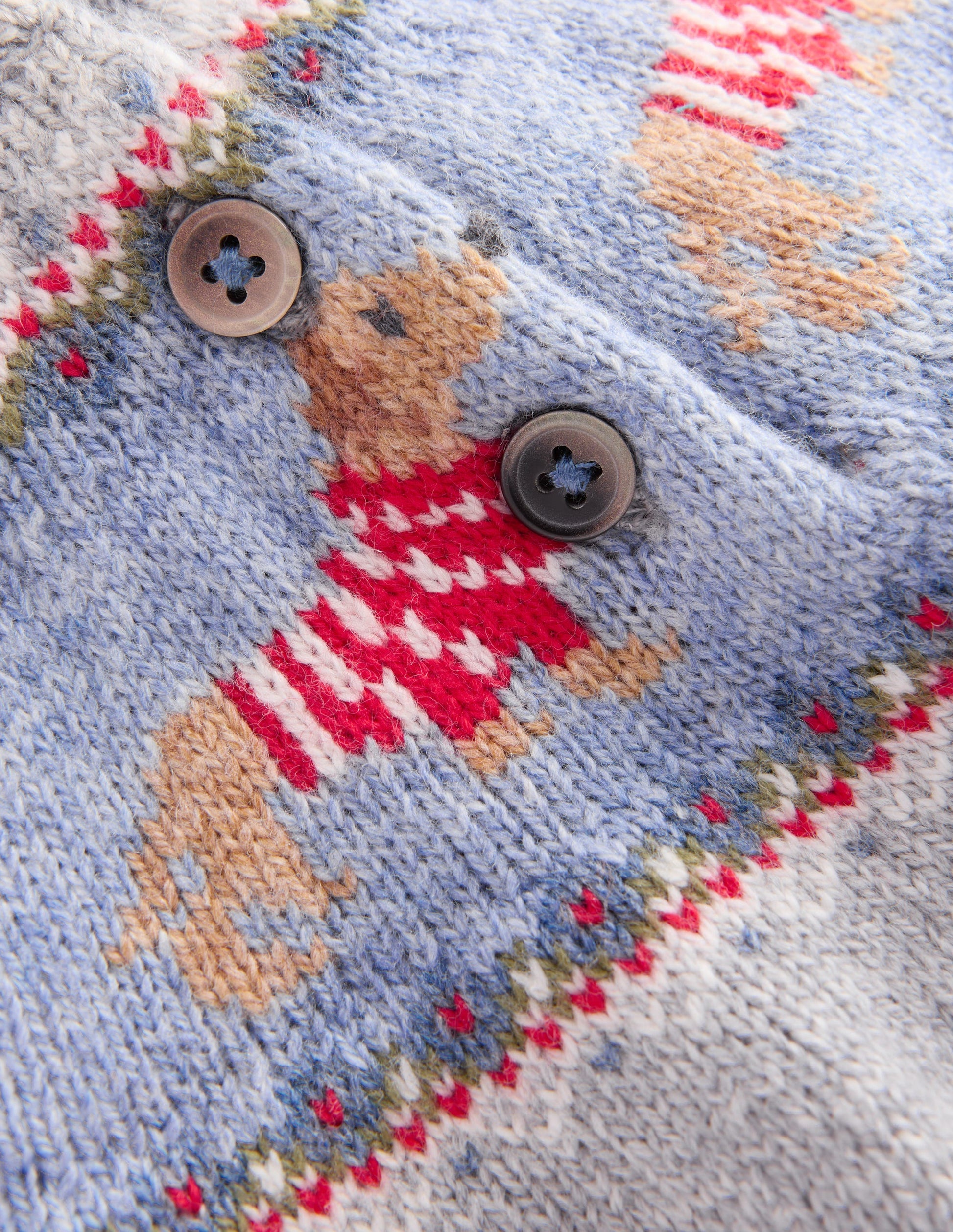 Pull motif jacquard-Chiot gris chiné-3