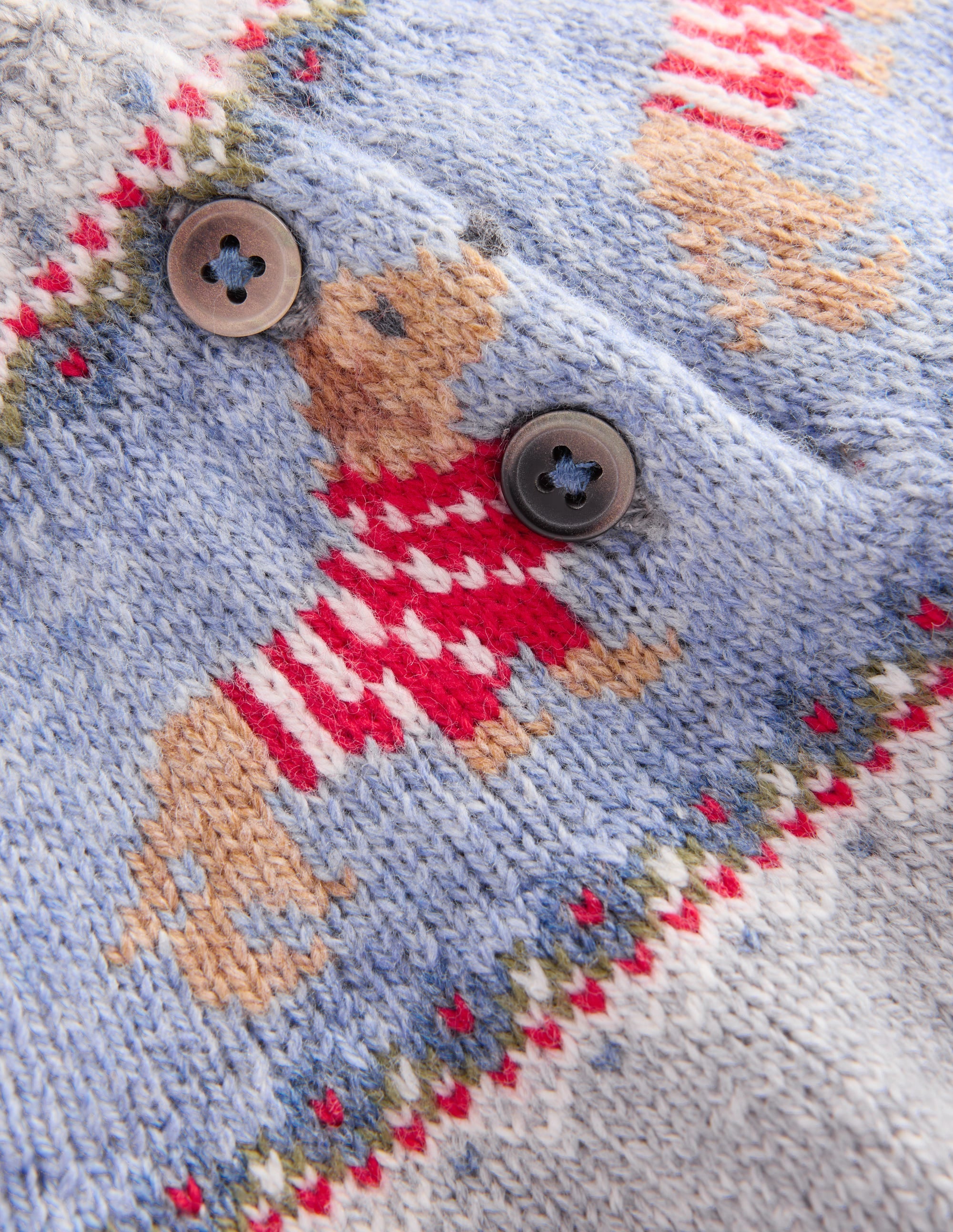 Pull motif jacquard-Chiot gris chiné - Image 3