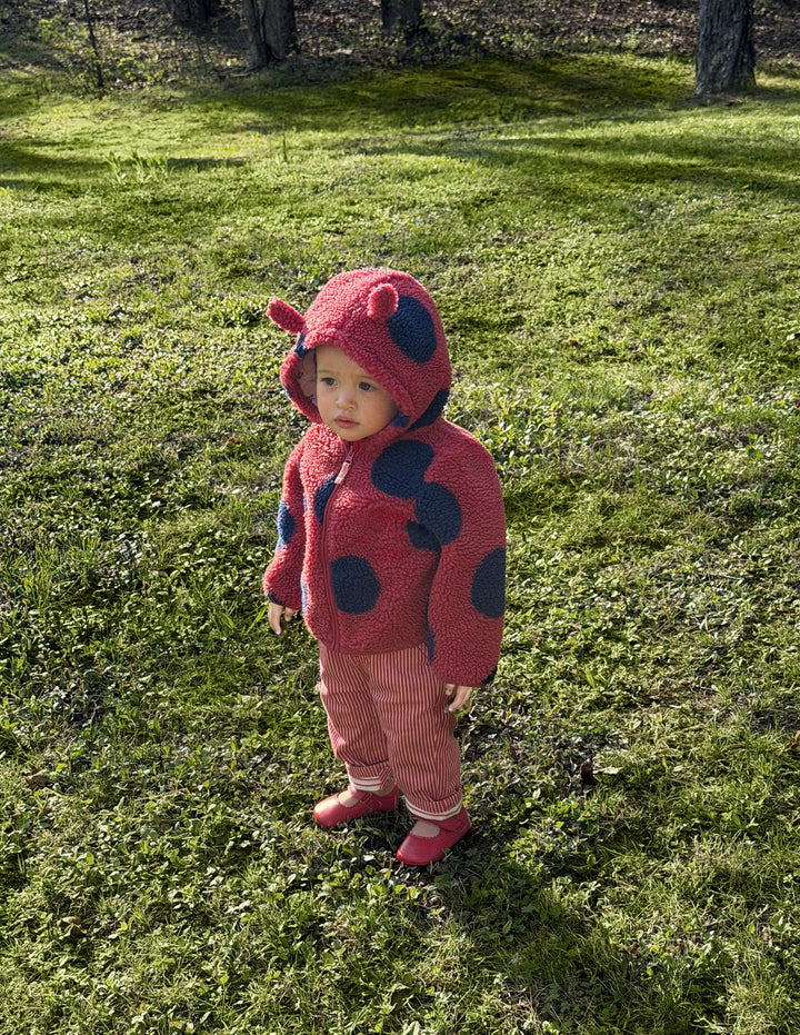 Veste fantaisie cosy en borg fille-Coccinelle