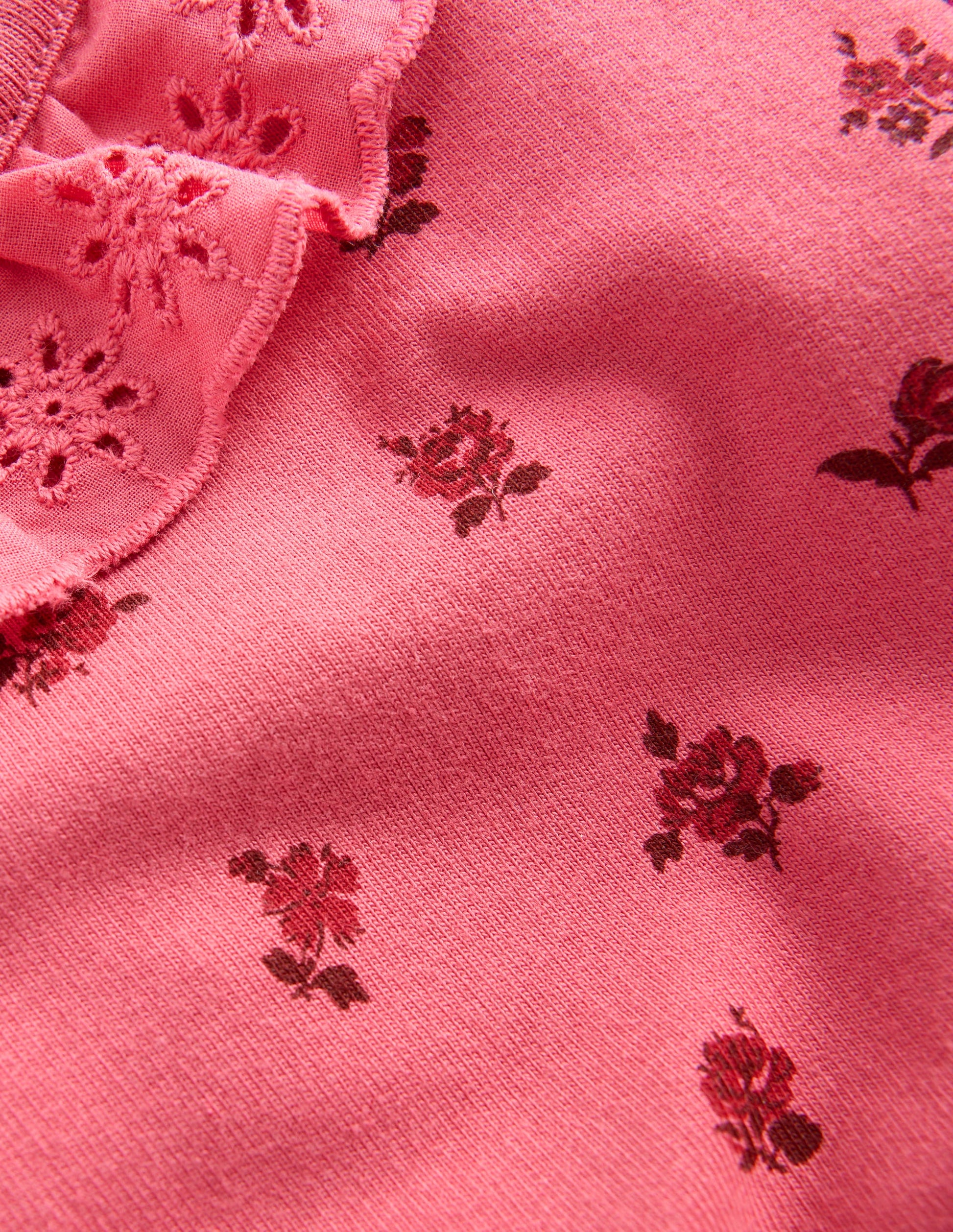Ruffle Neck Sweat Play Set-Baroque Vintage Rose-3