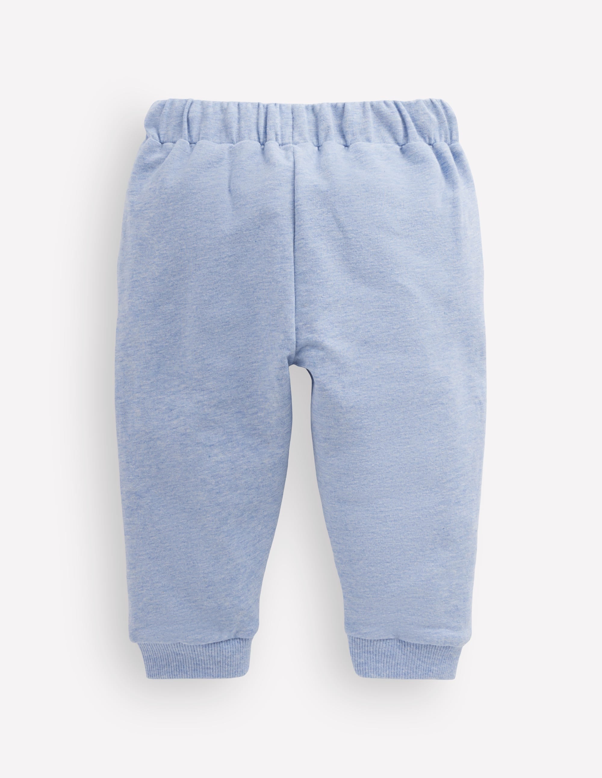 Jogginghose mit verstärktem Knie-Hellblau Meliert - Image 2