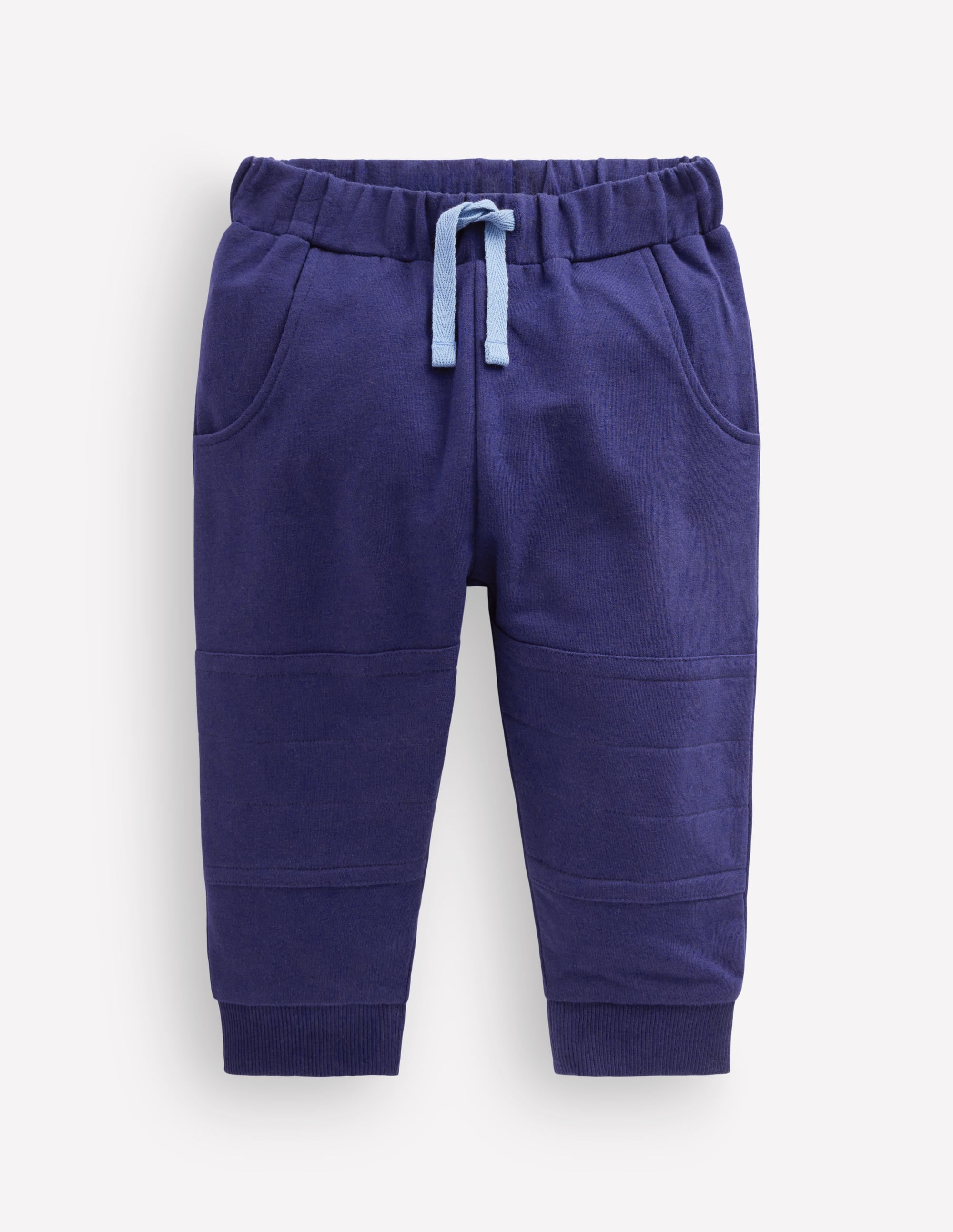 Bas de jogging à genoux renforcés-Bleu marine - Image 1