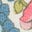 Jersey Pull-on Trousers-Blue Ditsy Floral