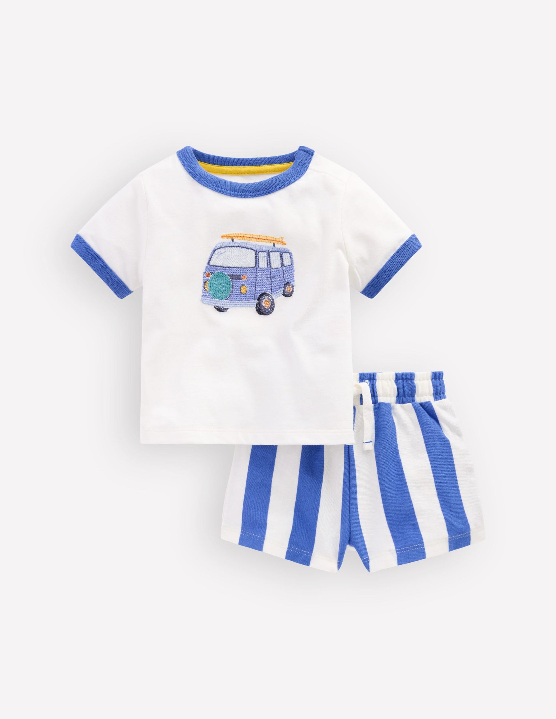 Jersey-Spielset mit Logo-Blau Camper Streifen-1
