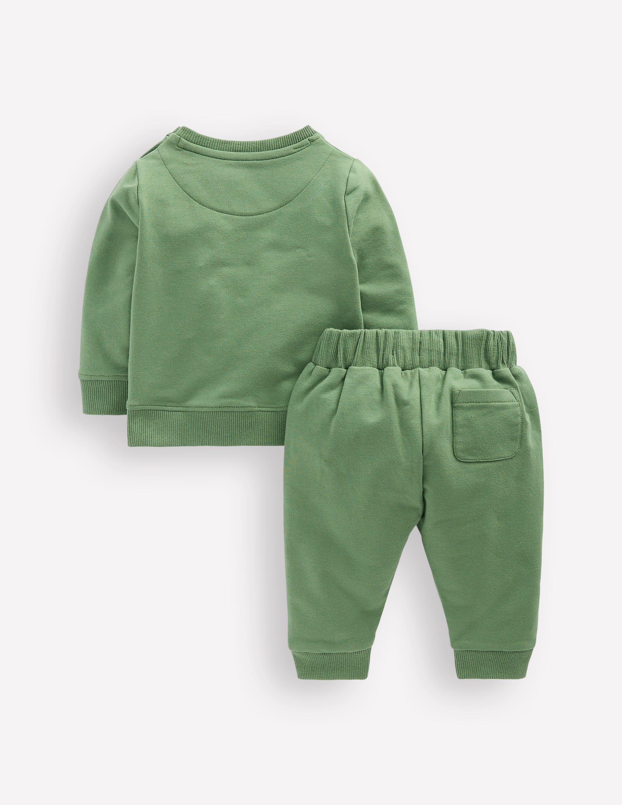Sweatshirt-Spielset-Salbeigrün Dinosaurier - Image 2