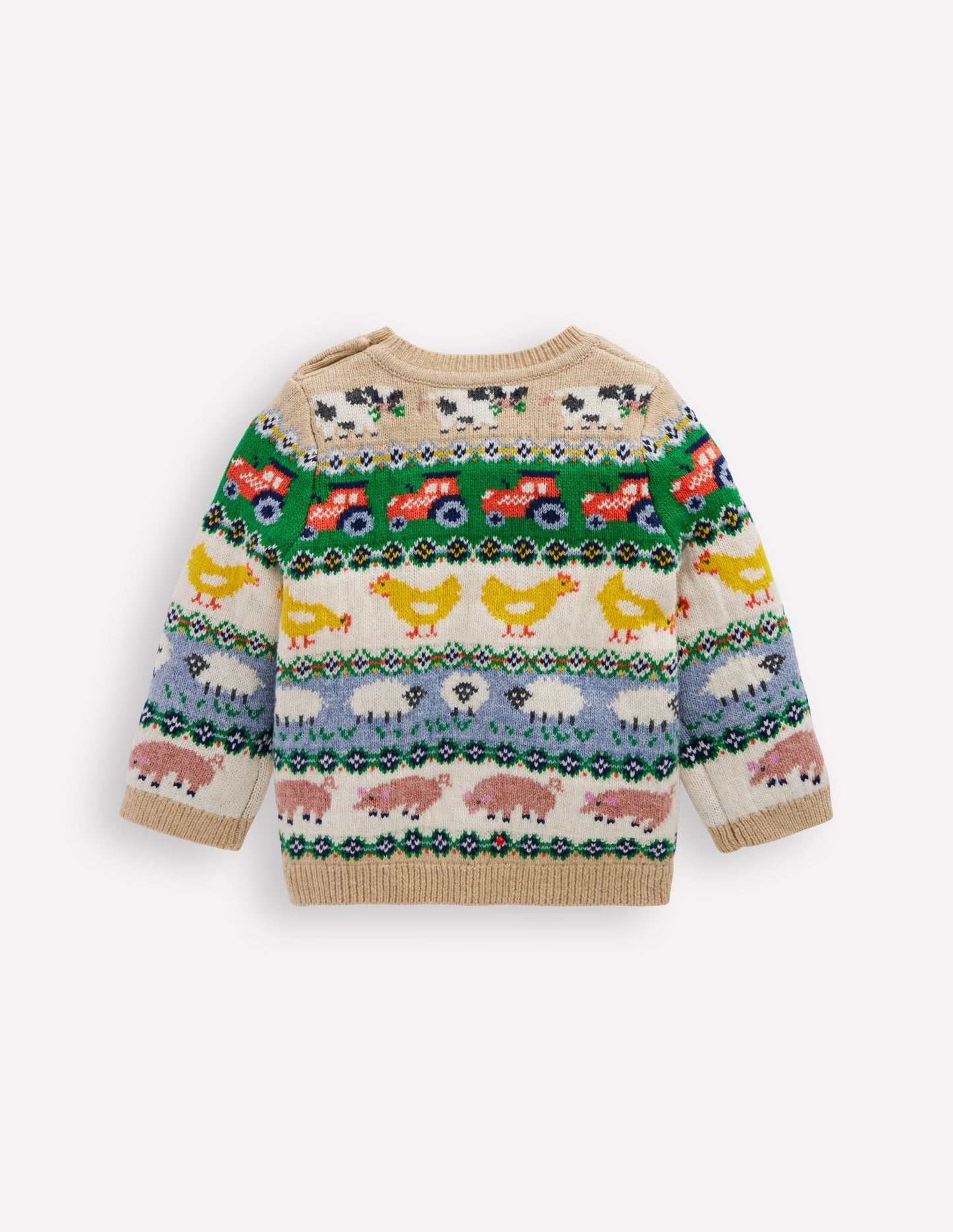 Fair-Isle-Pullover-Bunt Ostern Fair-Isle