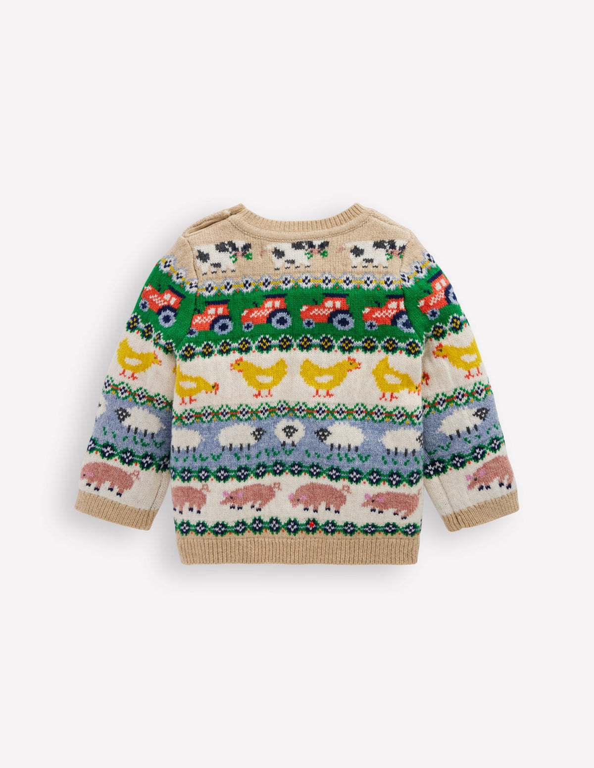 Fair isle Jumper-Multi Easter Fair Isle - Image 3