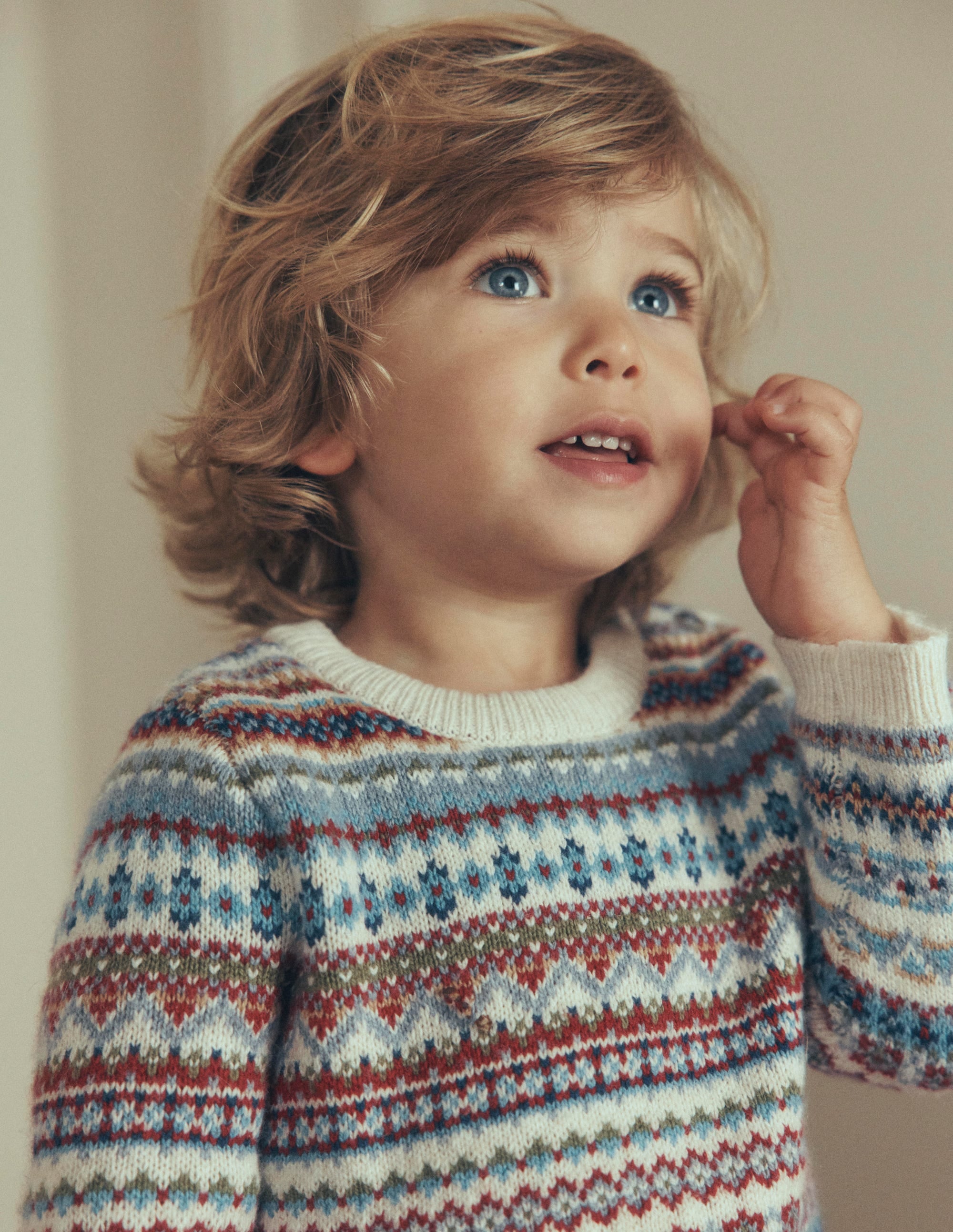 Fair-Isle-Pullover-Bunt Sanftes Fair-Isle - Image 1