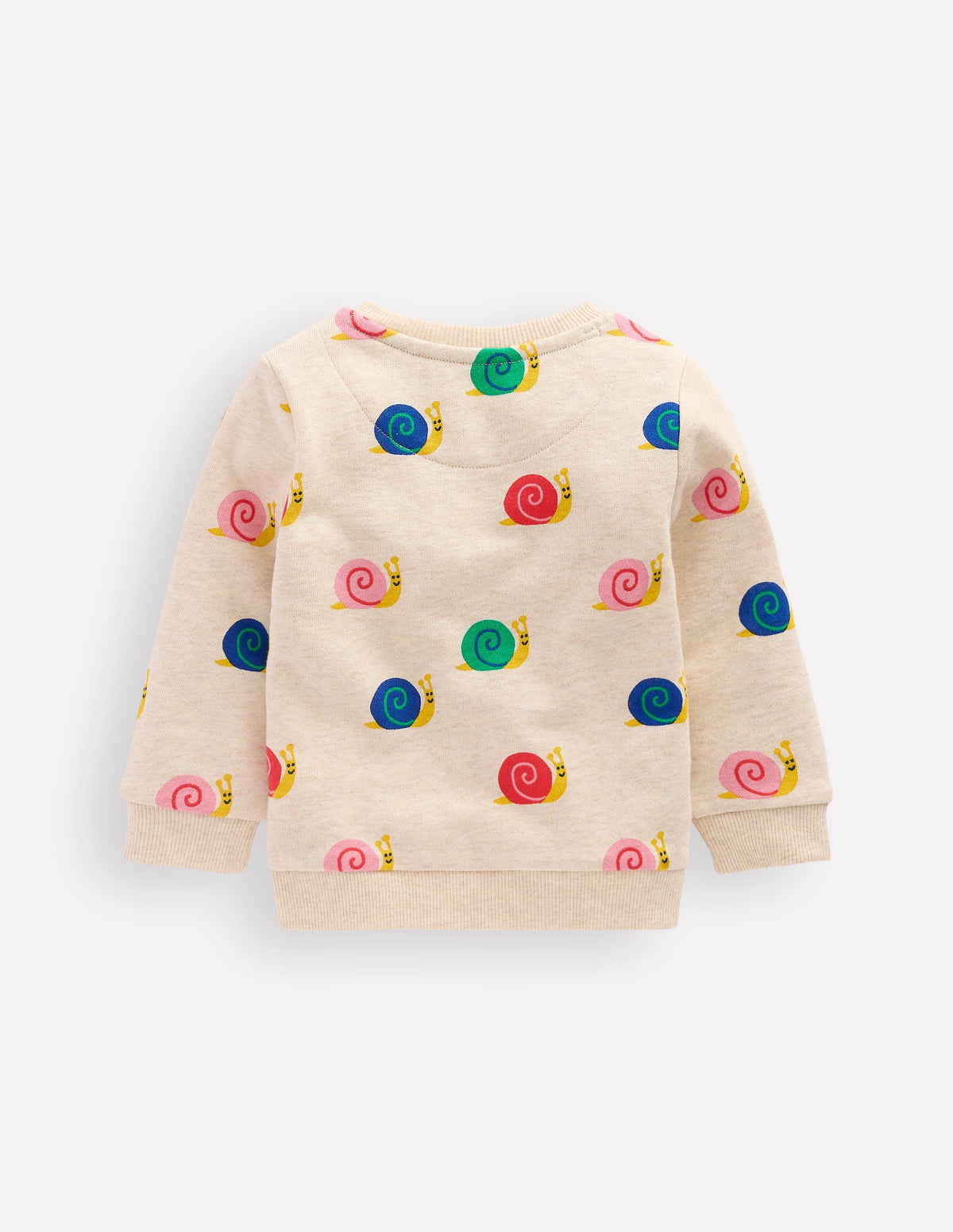 Bedrucktes Sweatshirt-Haferbeige Schnecke - Image 2