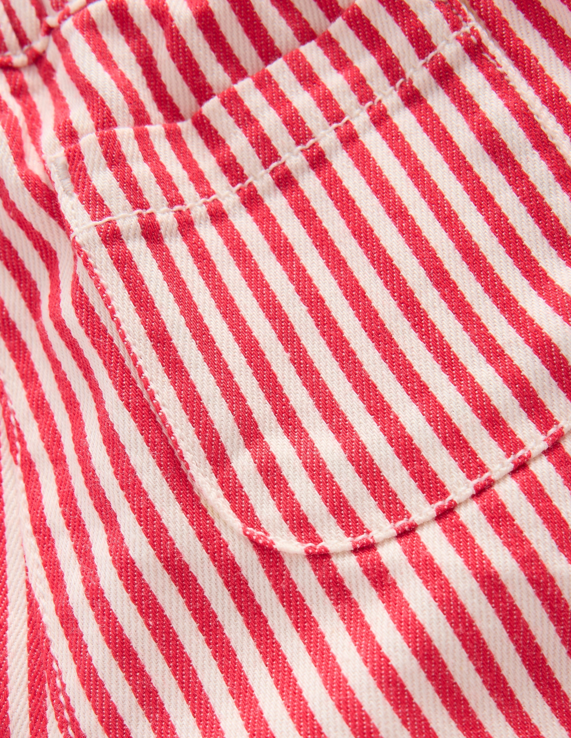 Baumwollhose zum Hineinschlüpfen-Rot mit Streifen - Image 3