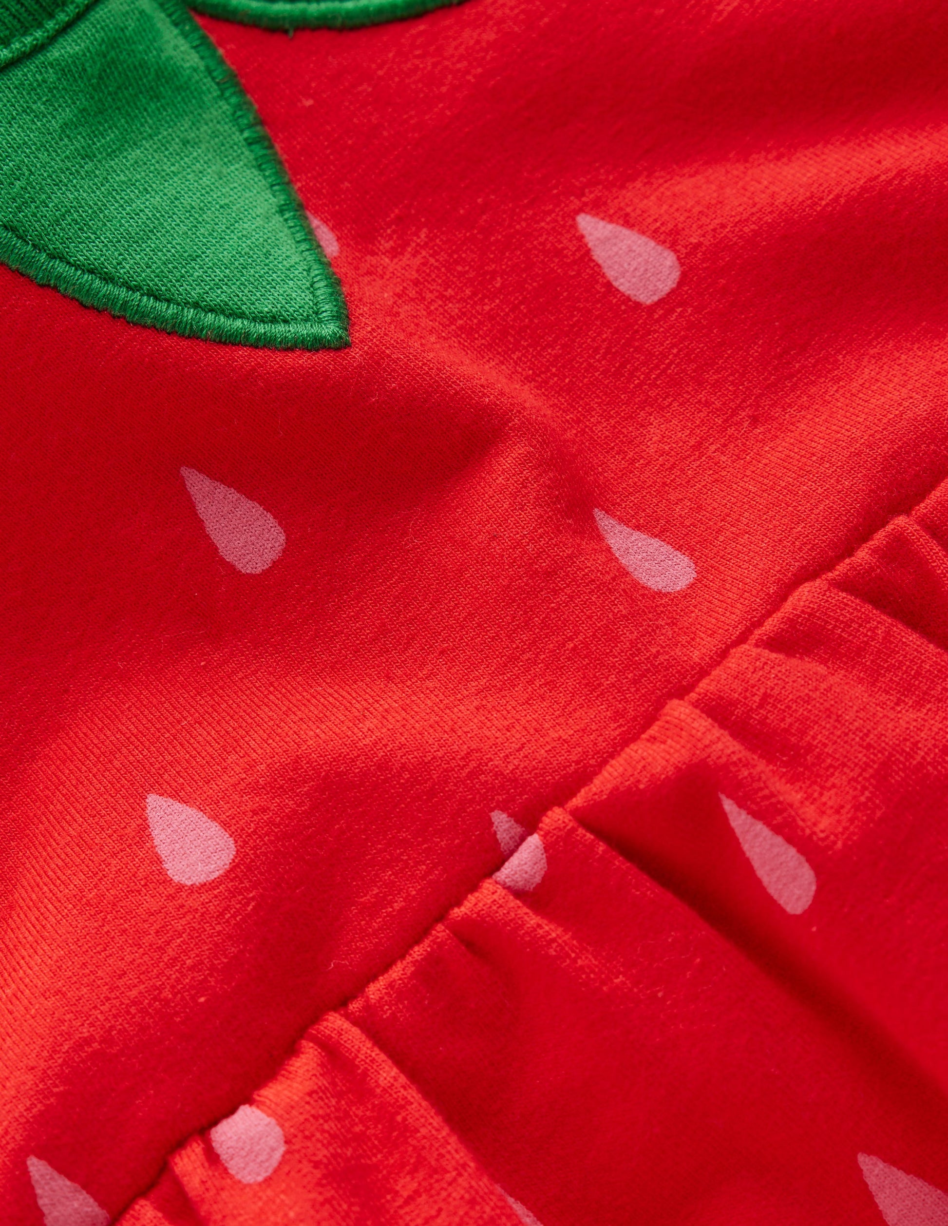 Originelles Sweatkleid-Erbeerkuchenrot-3