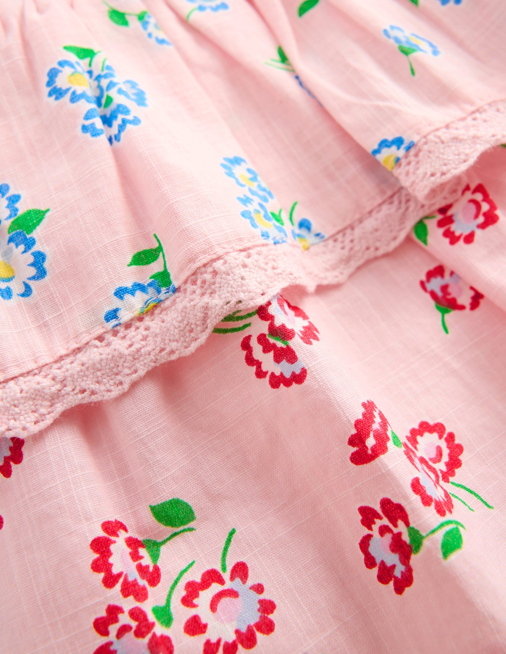 Gestuftes Rüschen-Spielset-Rosa Gänseblümchen Kuddelmuddel-3