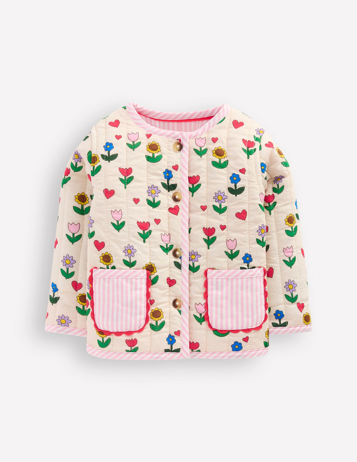 Steppjacke-Bunt Sonnenblumen Garten - Image 1
