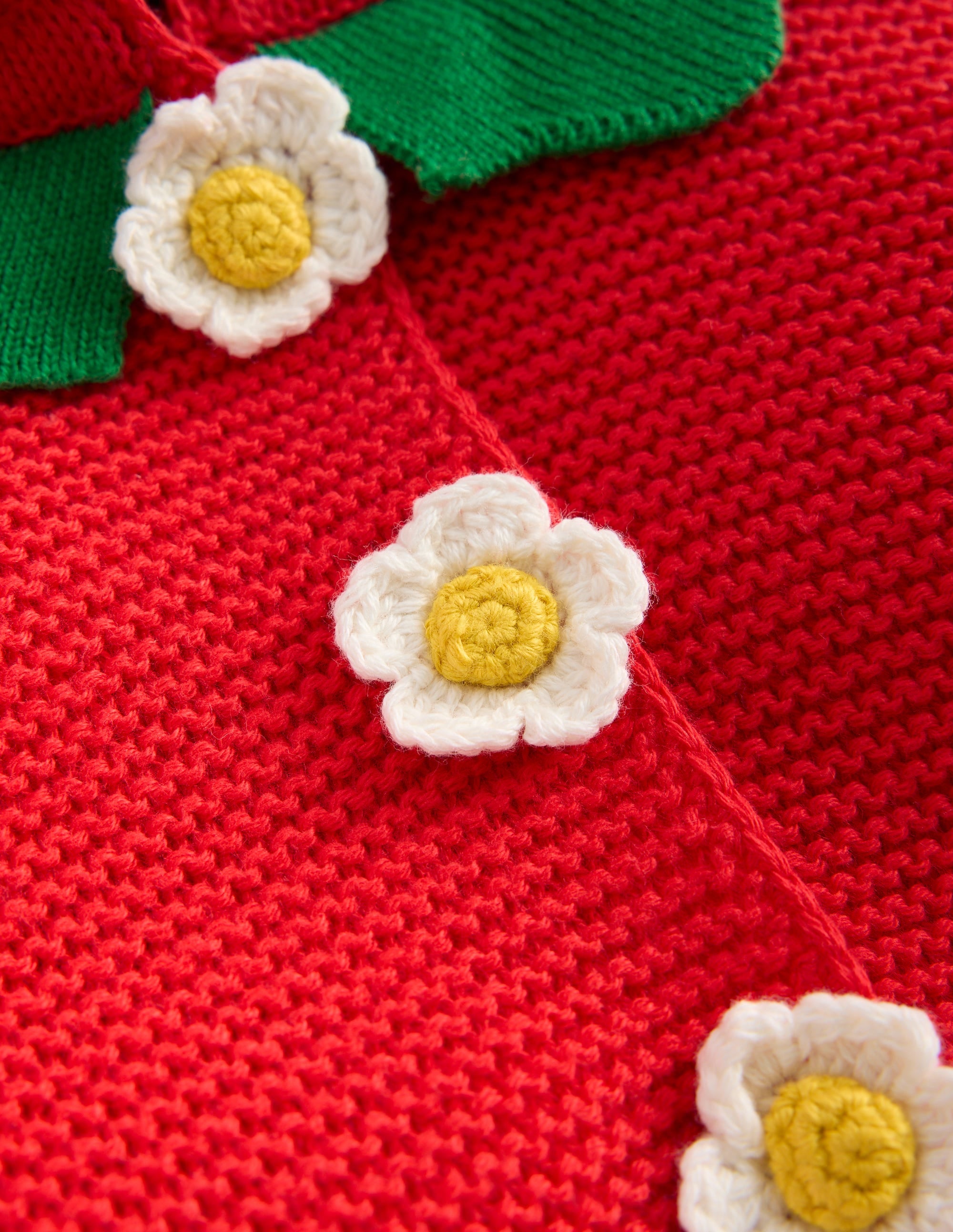 Originelle, gestrickte Baumwolljacke-Erdbeere - Image 3