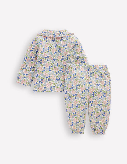 Jersey-Spielset mit Kragen-Glockenblumenblau, Blumenbeet-2