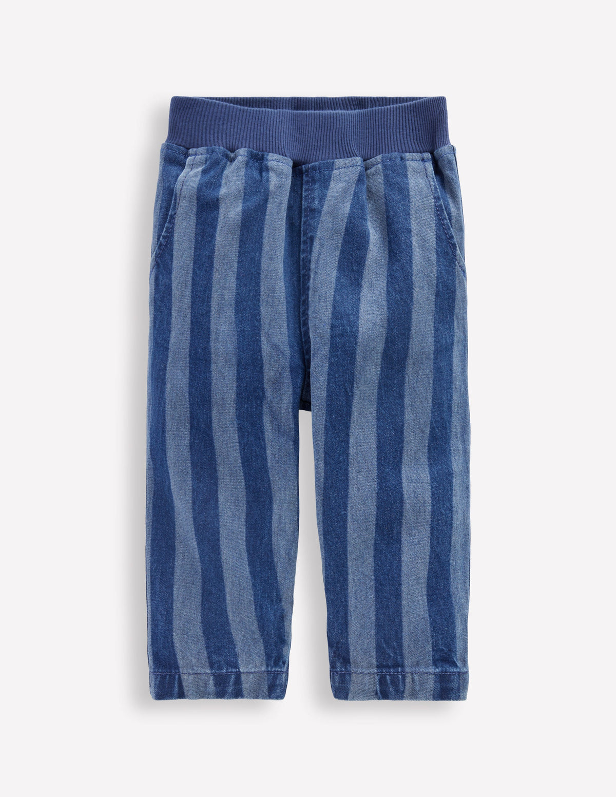 Jeanshose zum Hineinschlüpfen-Denim Streifen - Image 1
