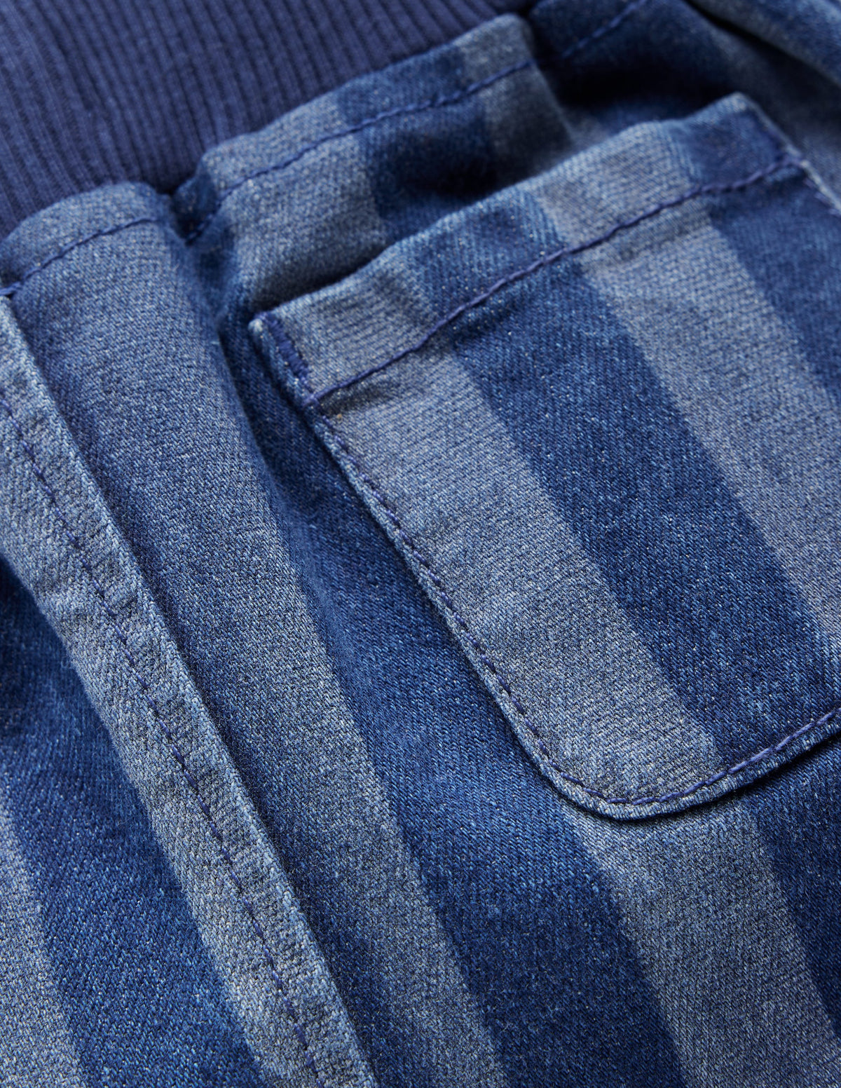 Jeanshose zum Hineinschlüpfen-Denim Streifen - Image 3