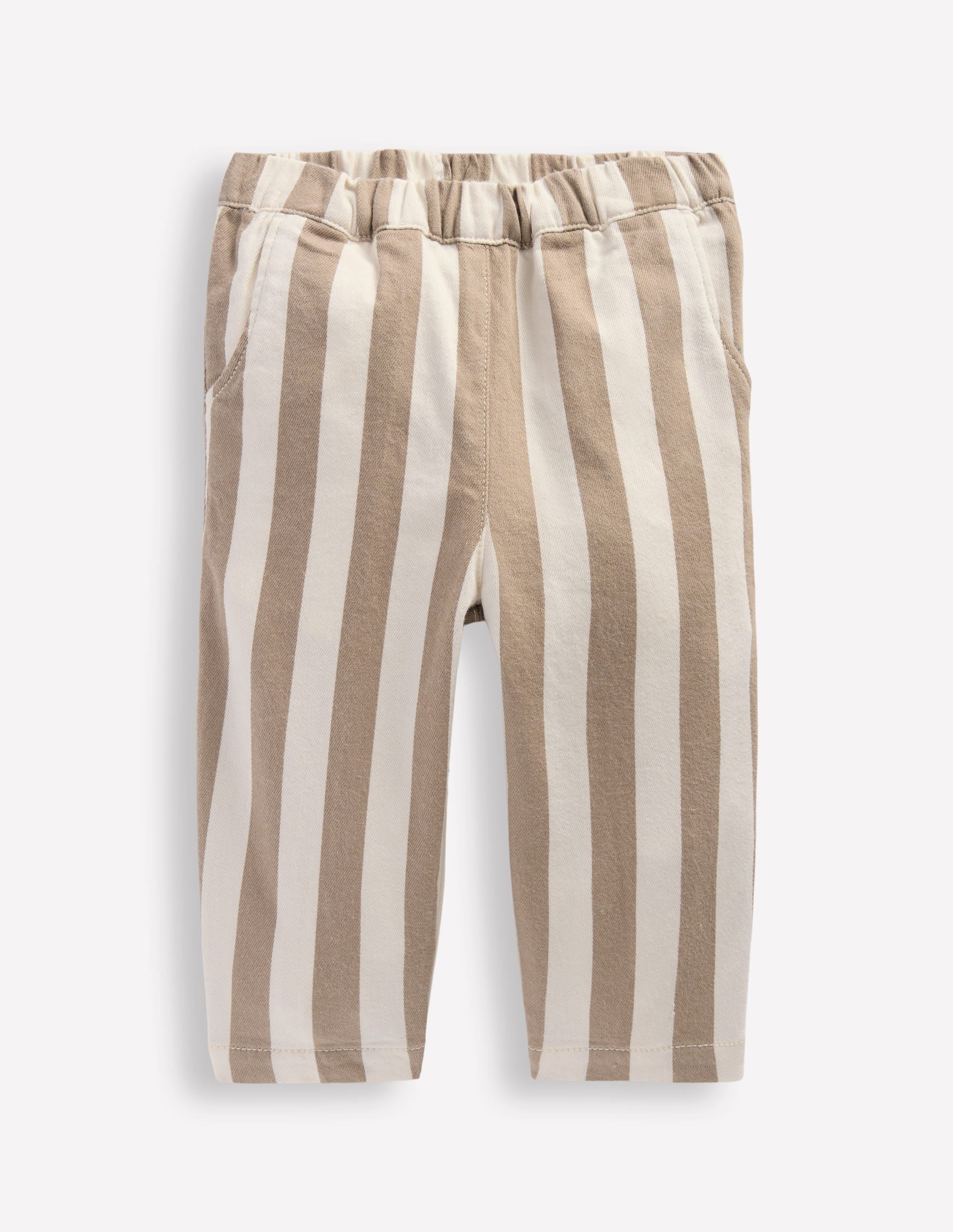 Baumwollhose zum Hineinschlüpfen-Neutral Streifen - Image 1