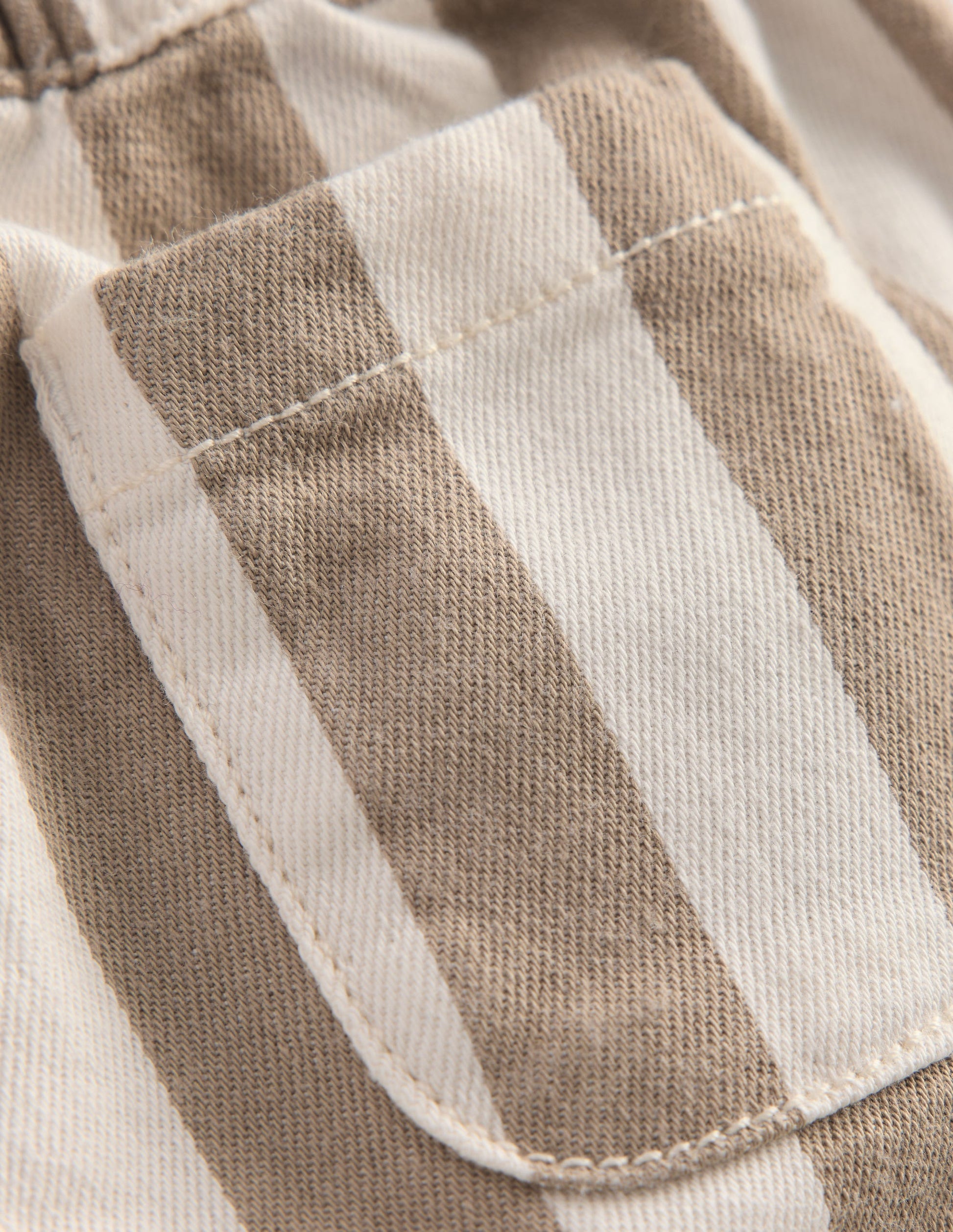 Baumwollhose zum Hineinschlüpfen-Neutral Streifen-3