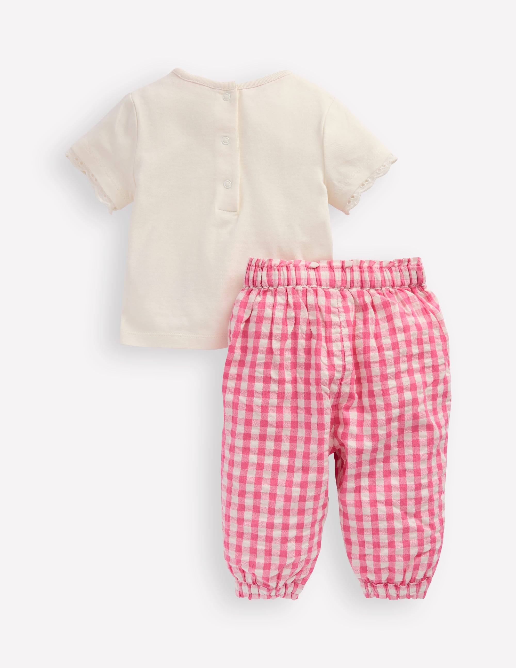 Gewebtes Jersey-Spielset-Erdbeere Vichykaro - Image 2