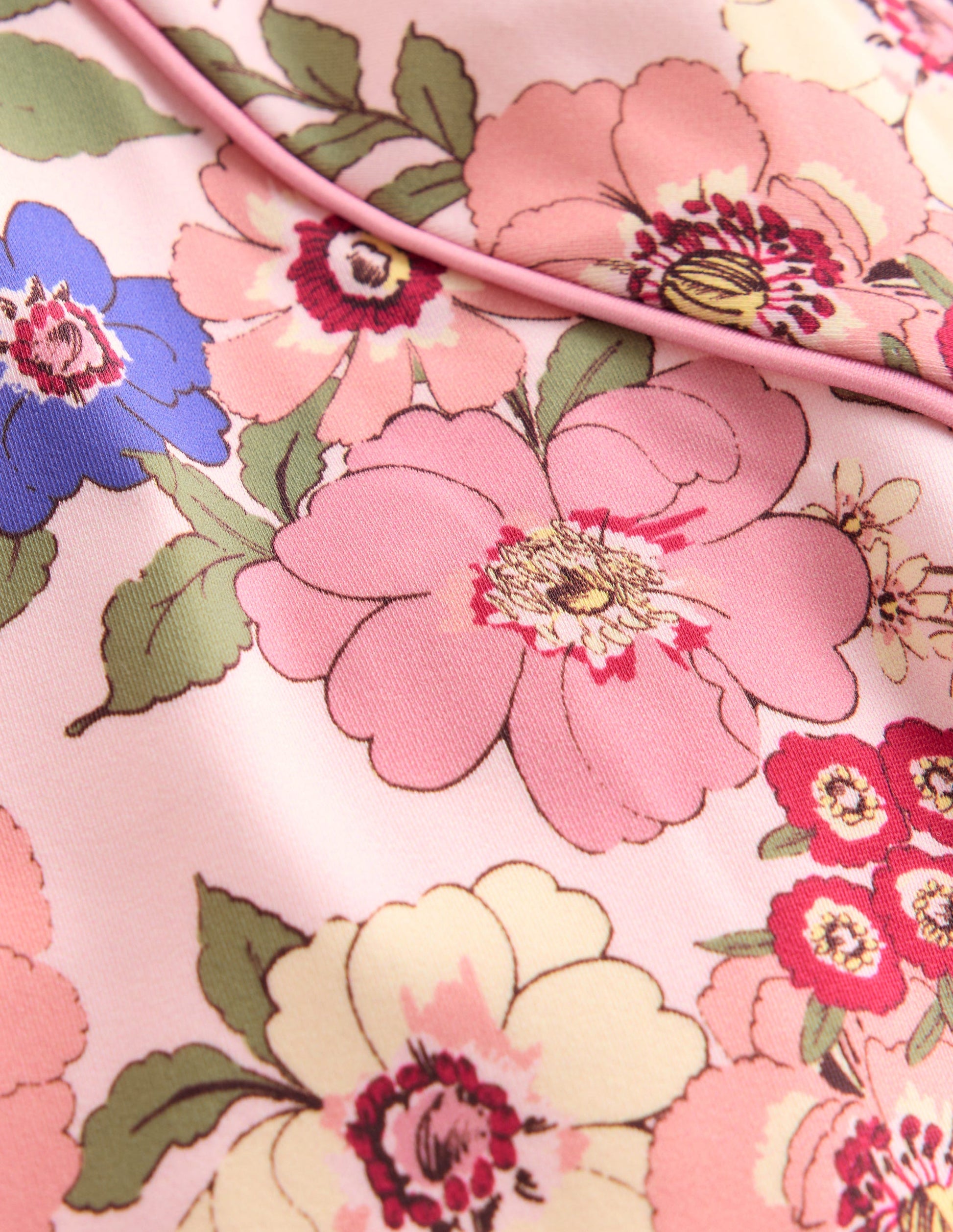 Ensemble avec haut de plage à logo-Motif floral multi rose-3