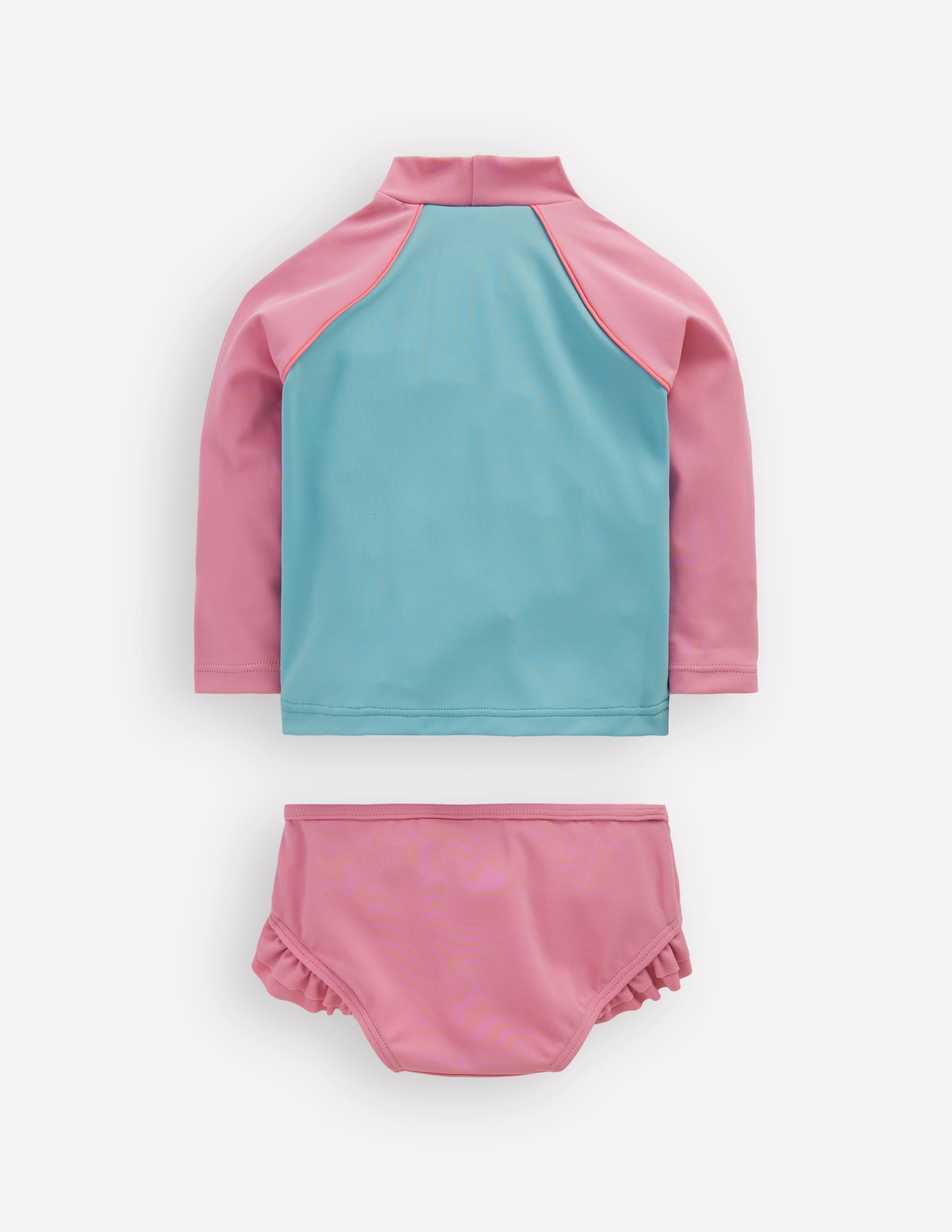 Badeshirt-Set mit Logo-Rosa Patchwork Sonne - Image 2