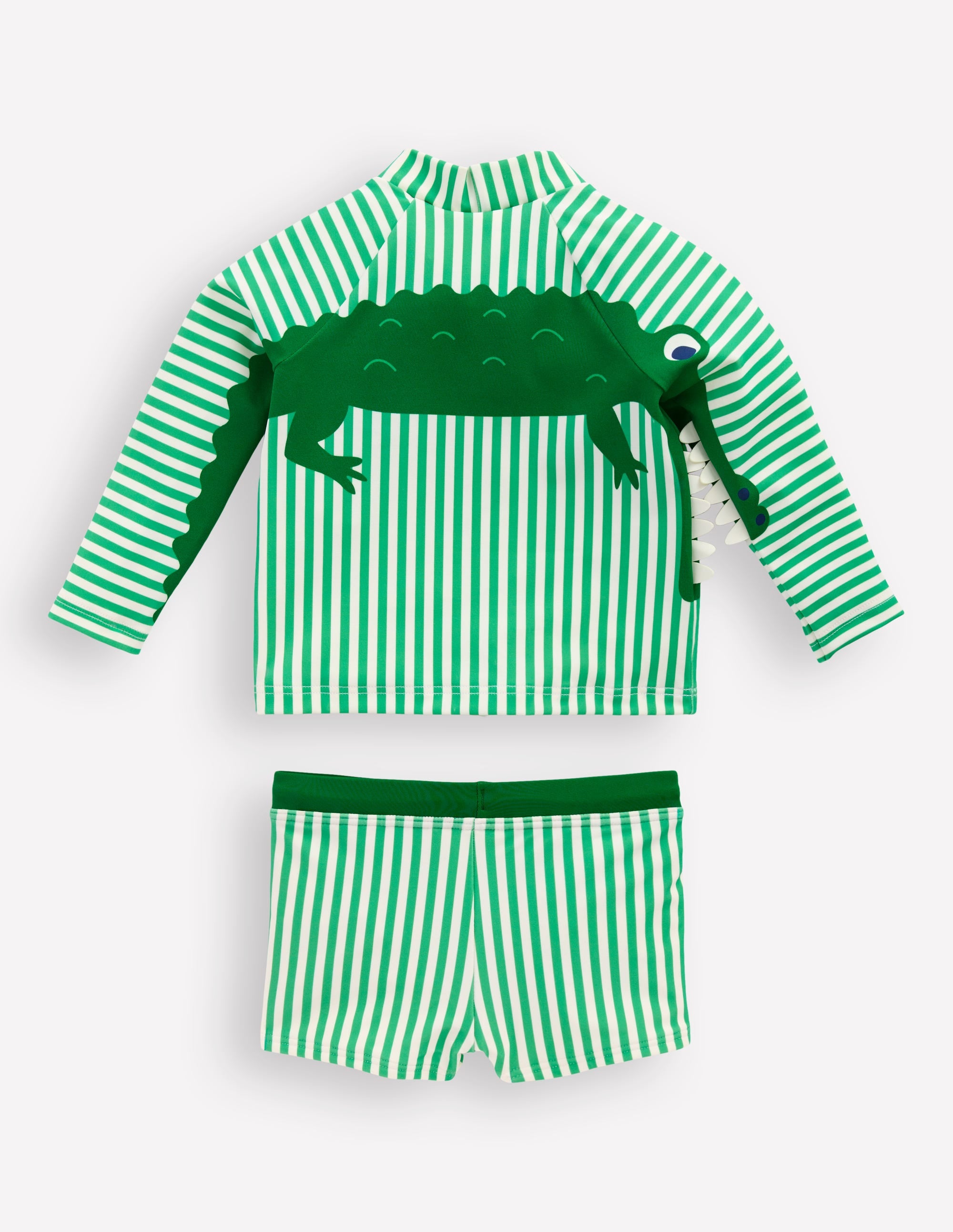 Badeshirt-Set-Grün Krokodil - Image 2