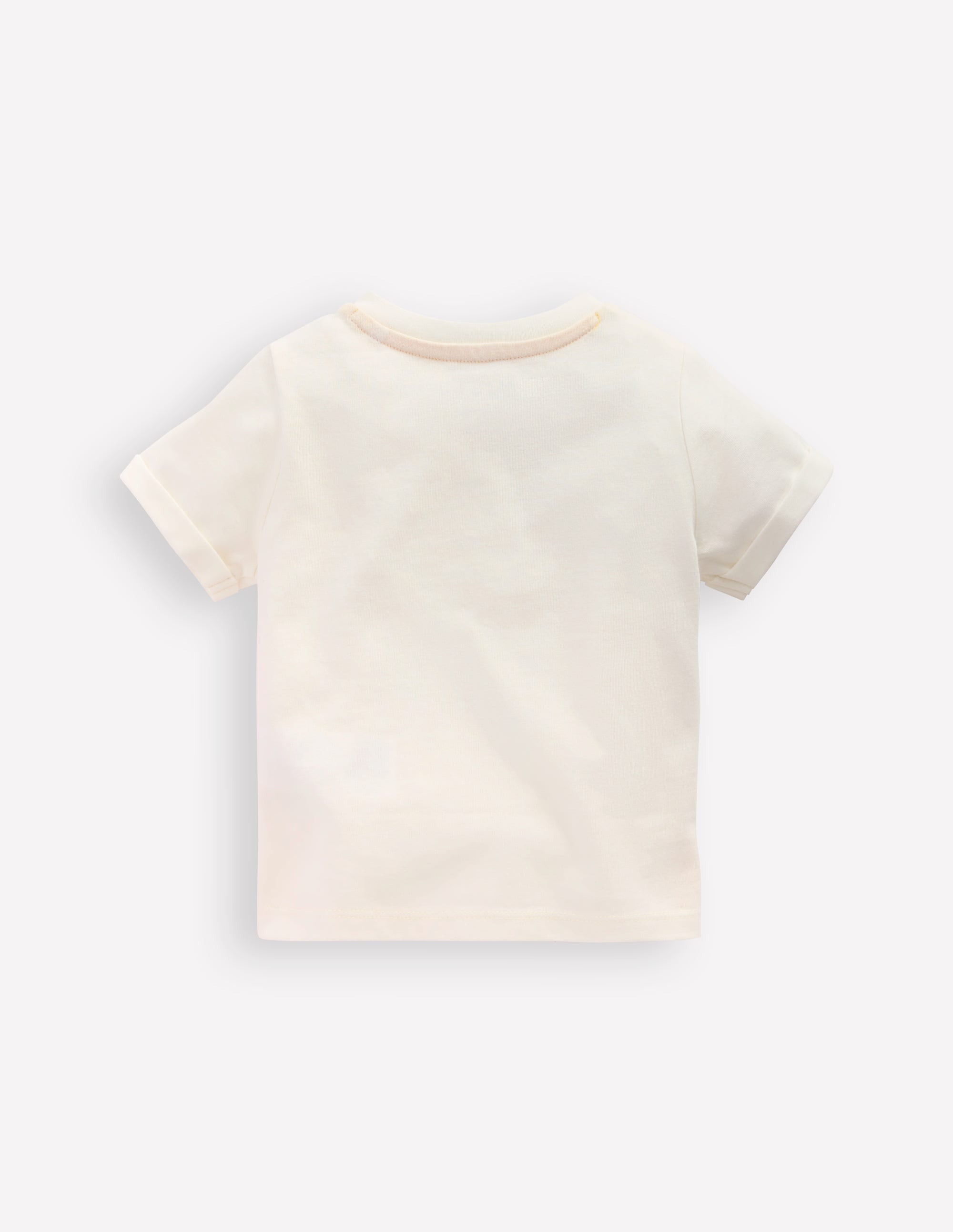 Kurzärmeliges T-Shirt mit Logo-Naturweiß Sommer Logo - Image 3