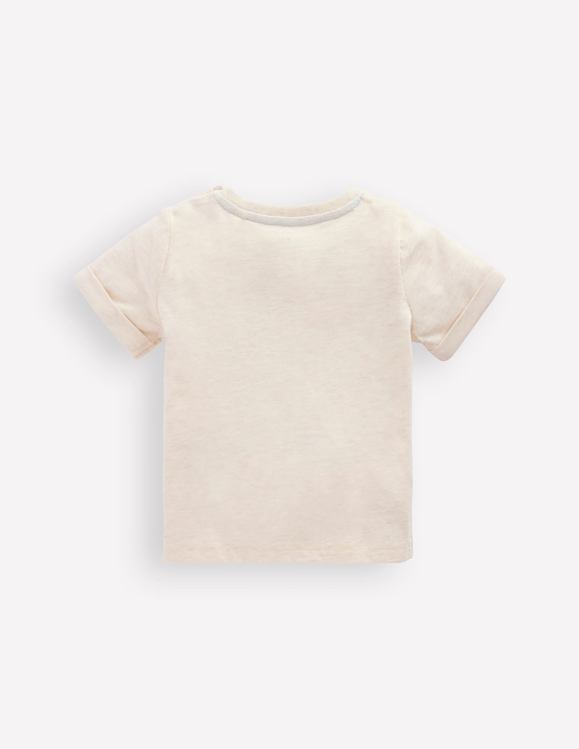 Kurzärmeliges T-Shirt mit Logo-Beige Krebs - Image 2