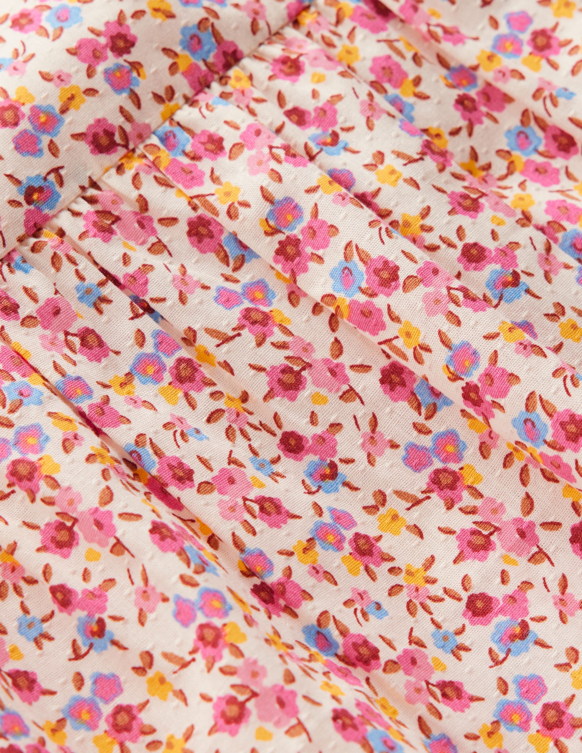Gewebtes Spielset mit Pumphose-Rosa, Filigranes Blumenmuster - Image 3