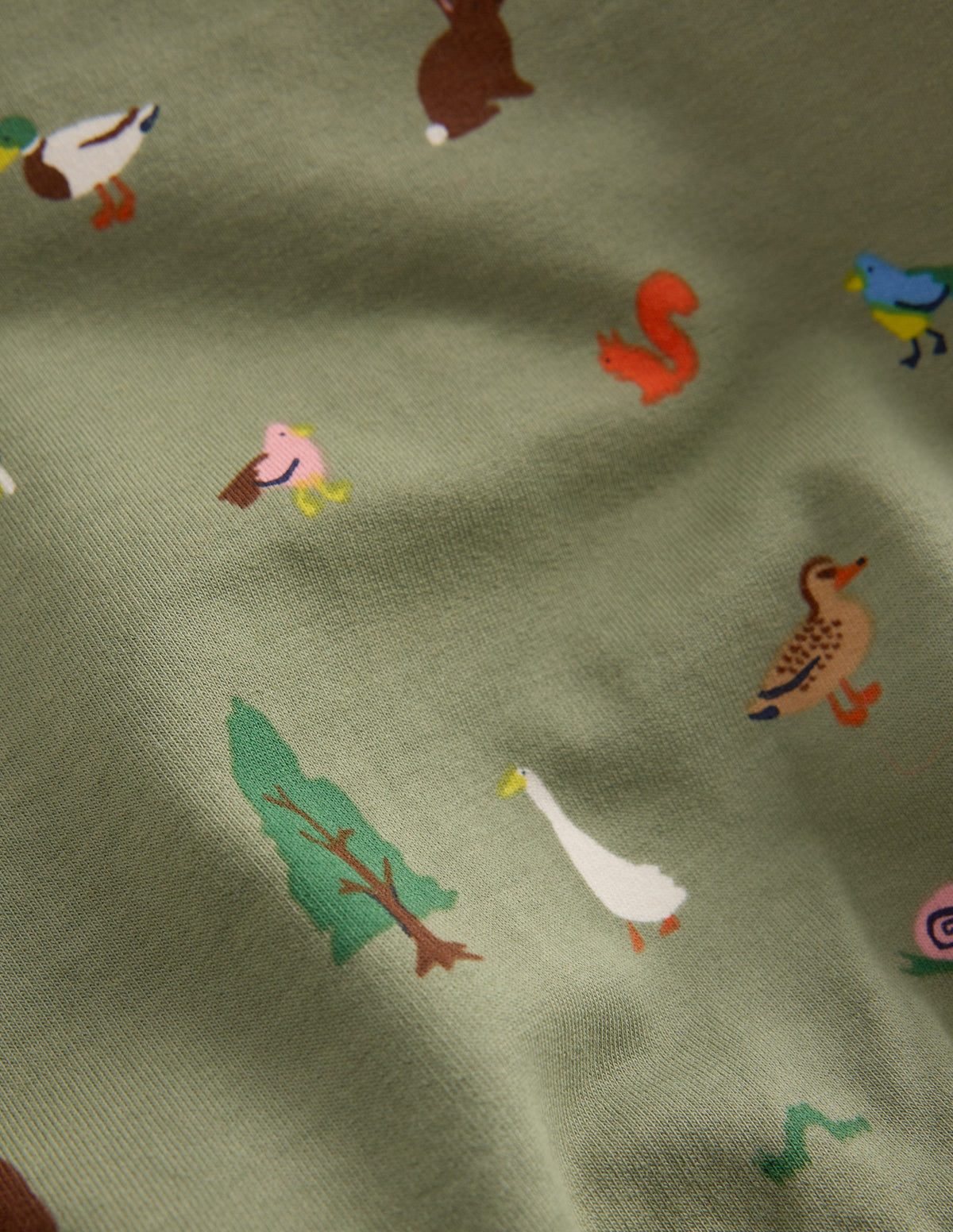Sweatshirt-Spielset-Grün Waldtiere-3