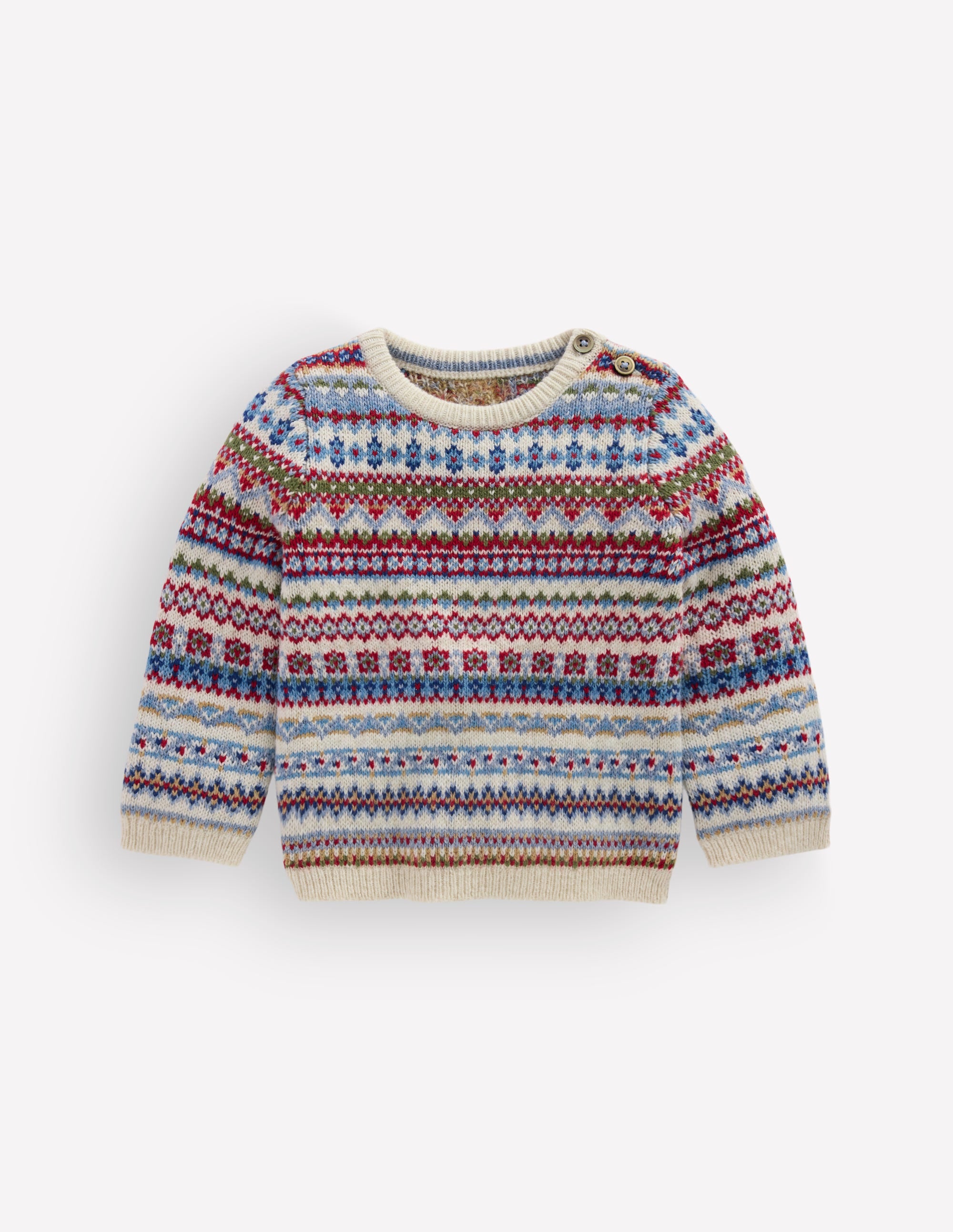 Fair-Isle-Pullover-Bunt Sanftes Fair-Isle - Image 3