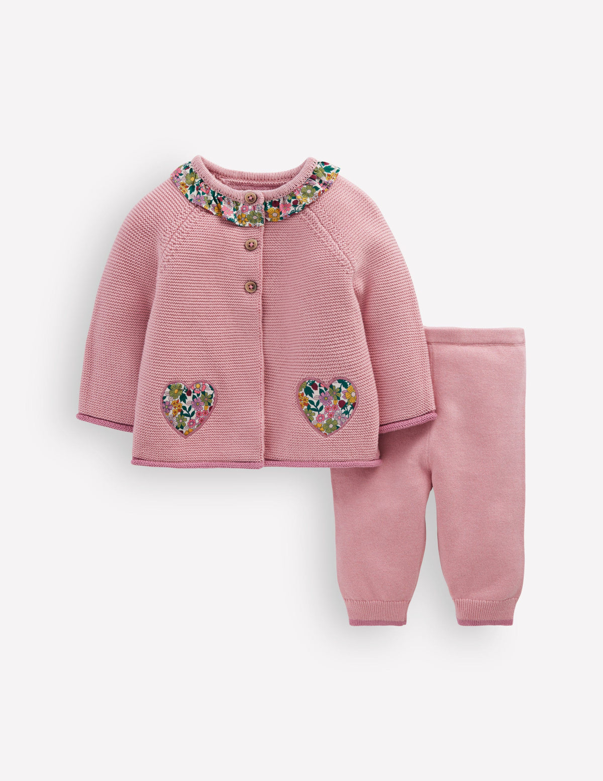 Hübsches Spielset aus Strick-Vintage-Rosa Meliert - Image 1