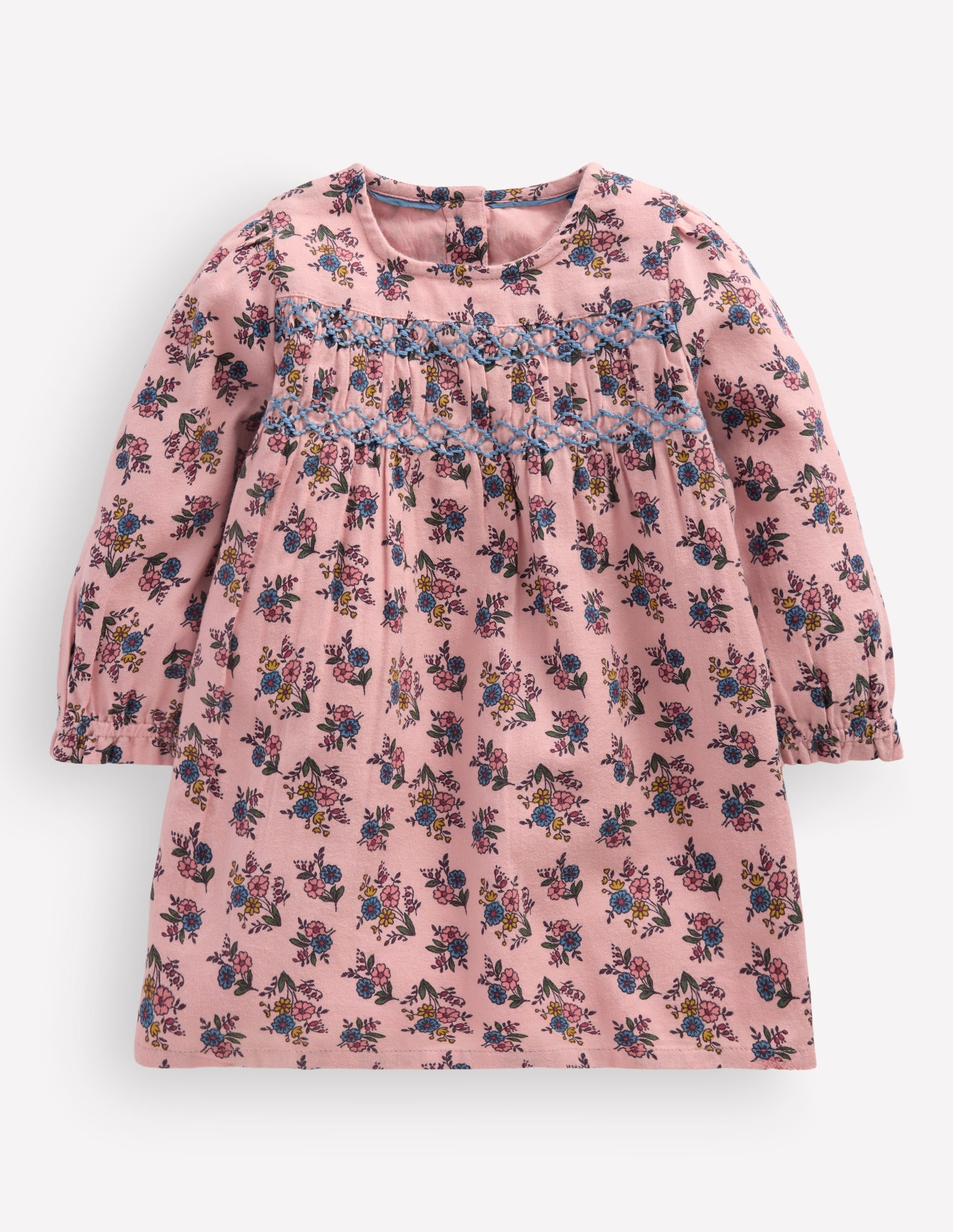 Robe de cérémonie à smocks-Motif Sprouting Garden rose - Image 2