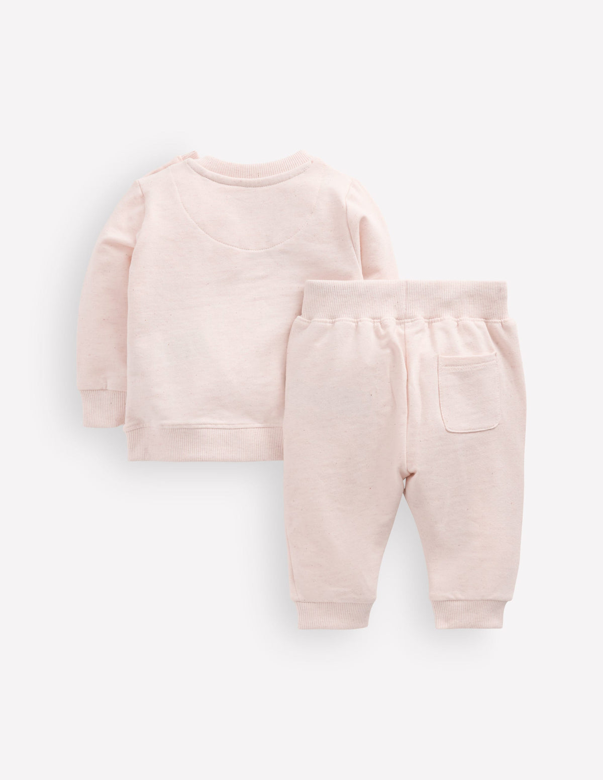 Sweatshirt-Set mit Applikation-Haferbeige Himbeeren-3
