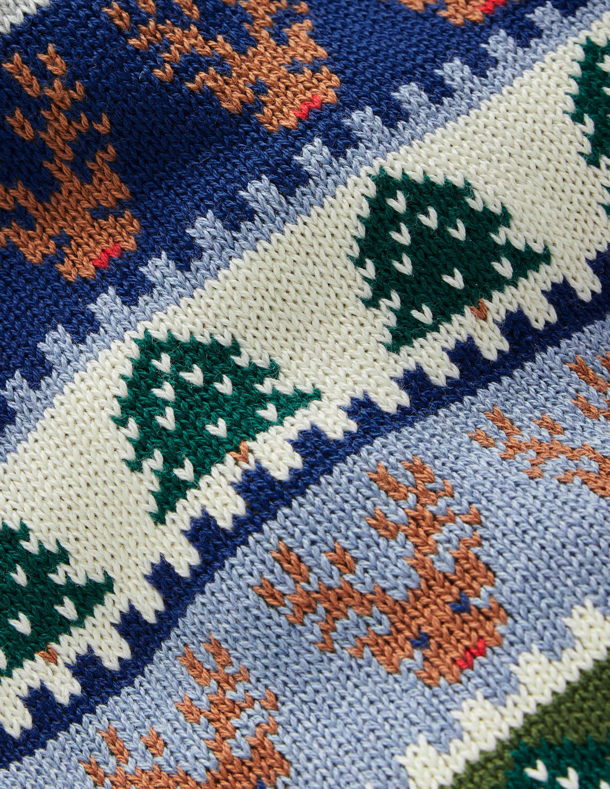 Spielset aus Fair-Isle-Strick-Bunt Festlich-2