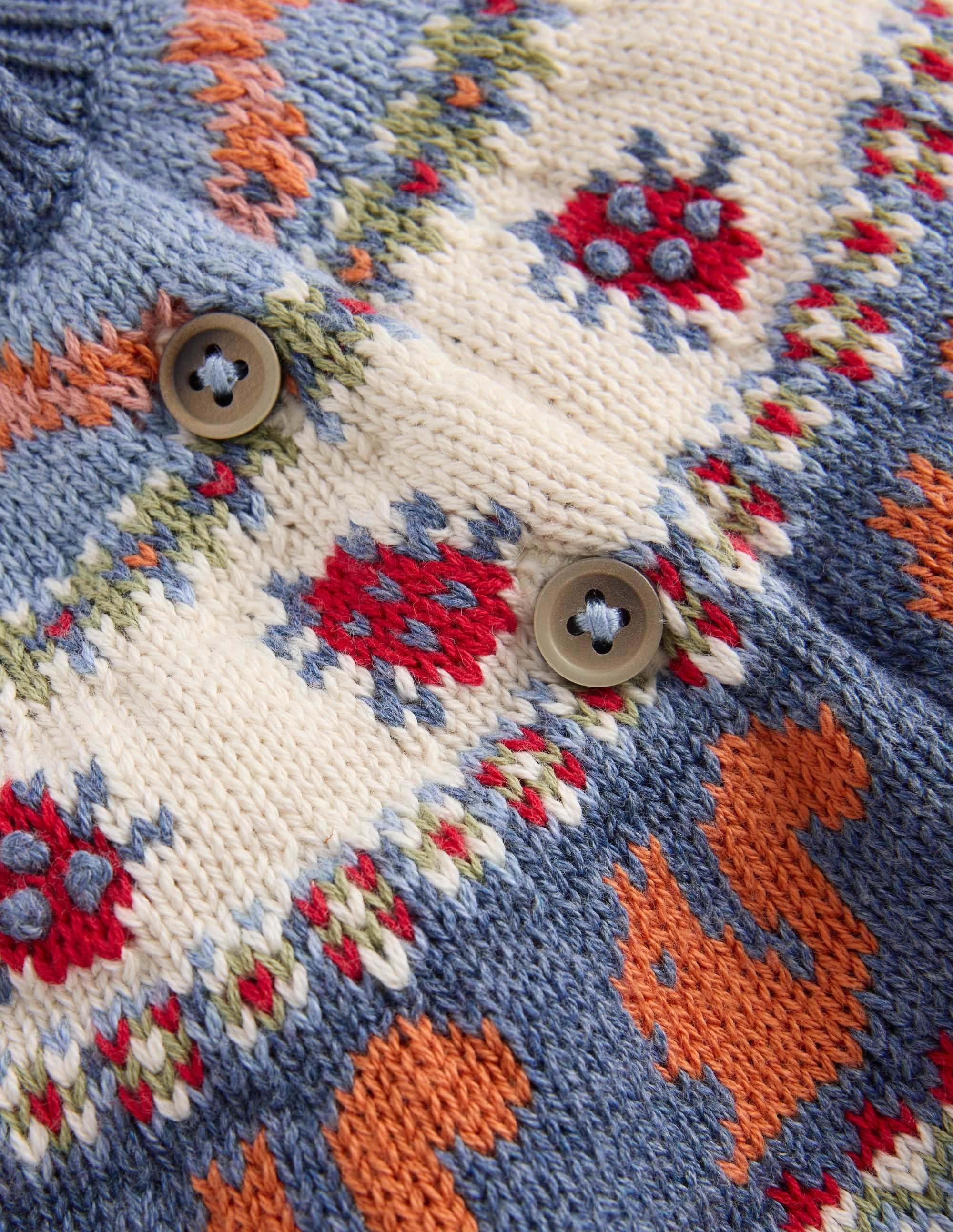 Spielset aus Fair-Isle-Strick-Bunt Wald - Image 4