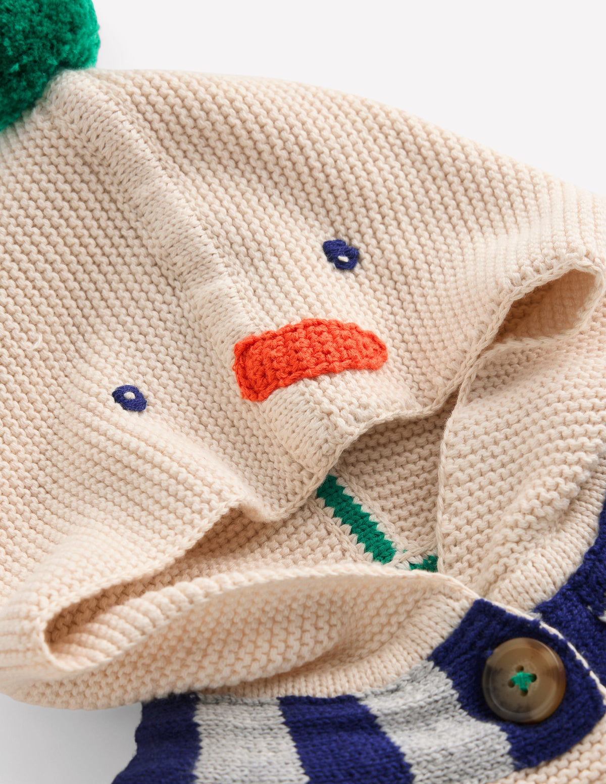 Novelty Cotton Knitted Jacket-Snowman-2