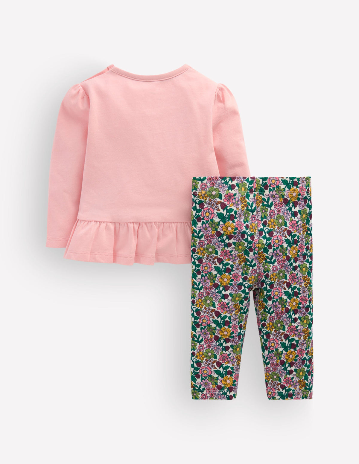 Jersey-Spielset mit Applikation-Herz Bunt Blumenmuster - Image 3