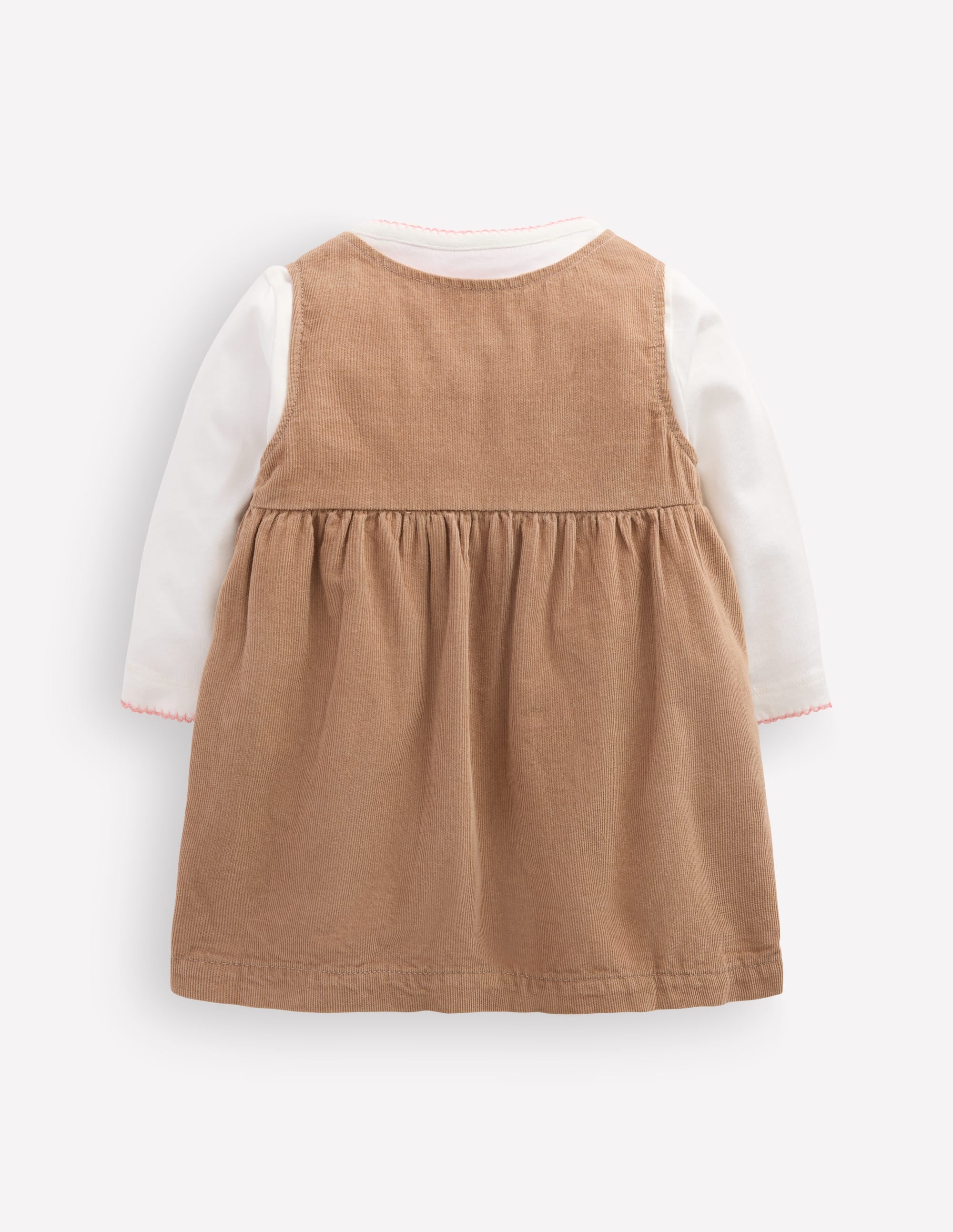 Besticktes Schürzenkleid-Set-Ingwer Stickerei - Image 2