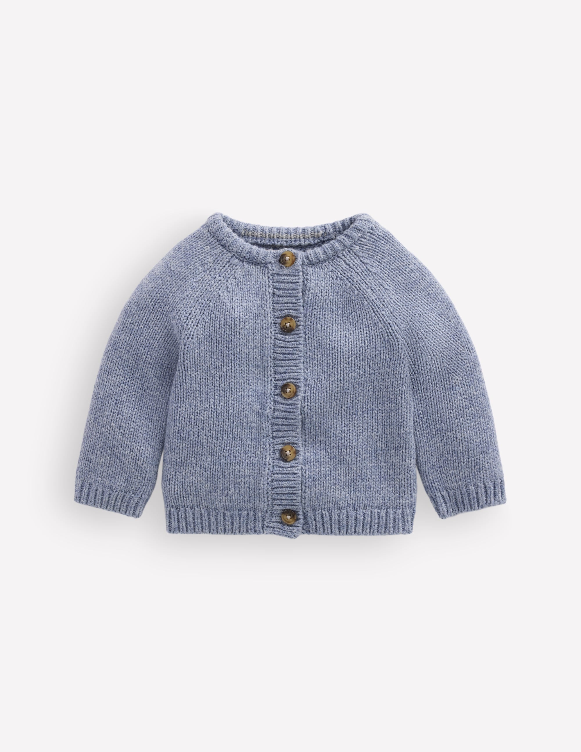 Grobstrickjacke-Gletscherblau Meliert - Image 2