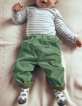 Cotton Cord Trousers-Green