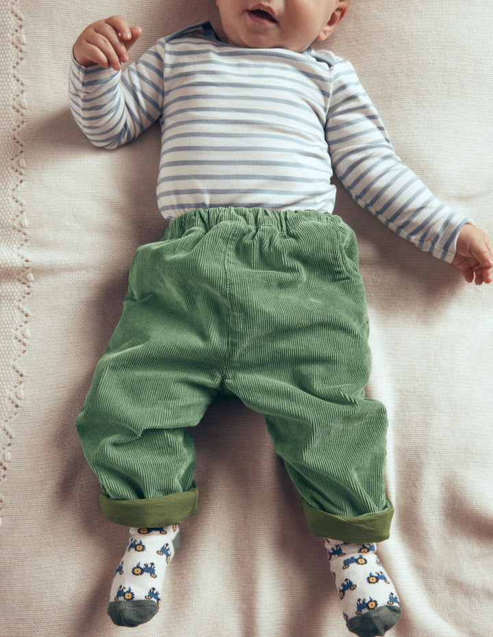 Baumwoll-Cordhose-GRÜN