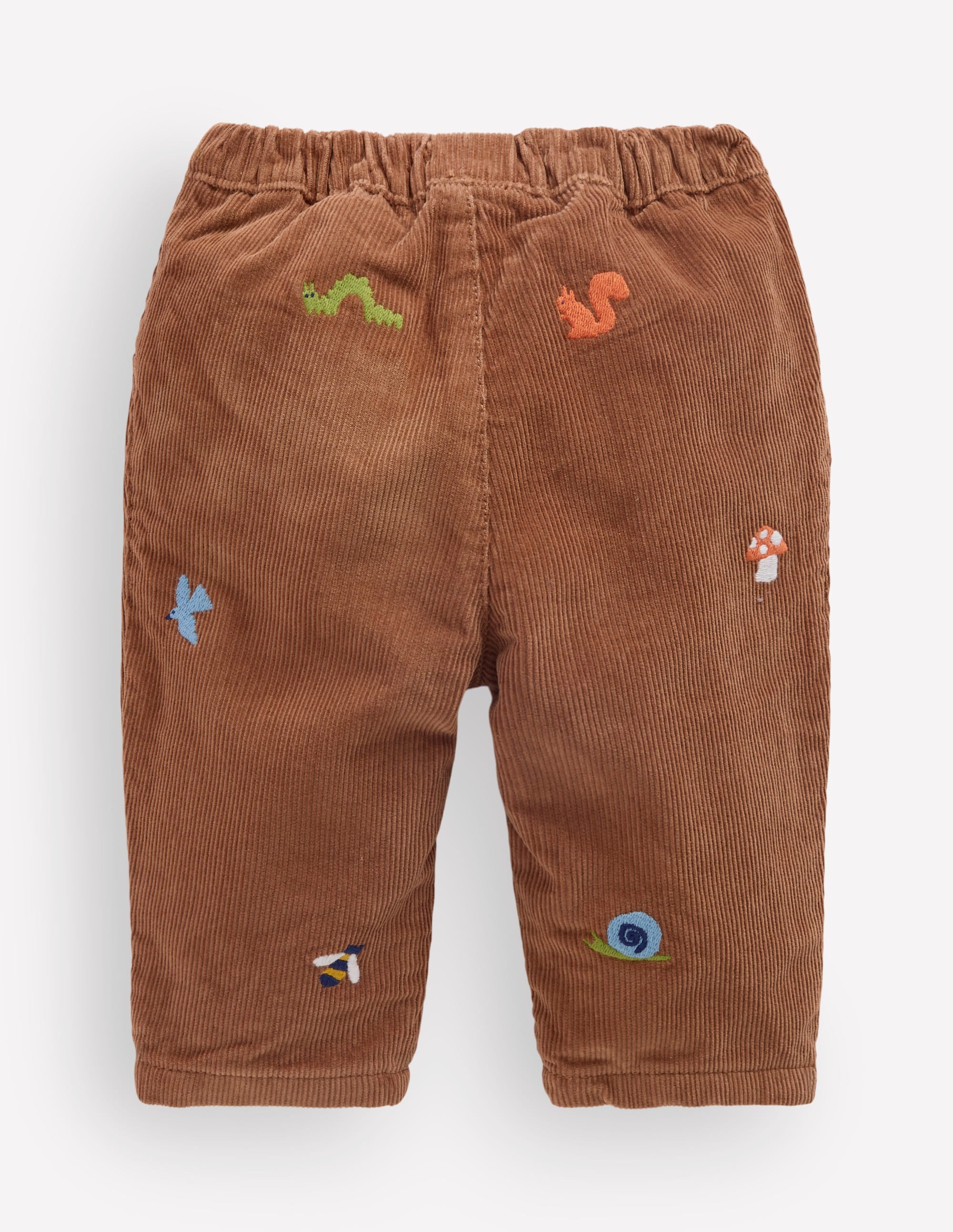 Baumwoll-Cordhose-Bestickt Taupe - Image 3