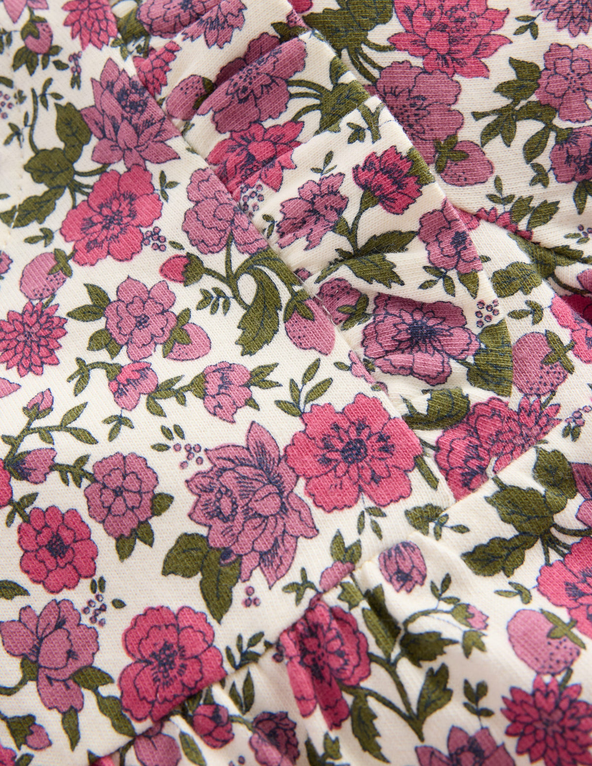 Jersey Tunic Set-Vintage Pink Flowerbed-2