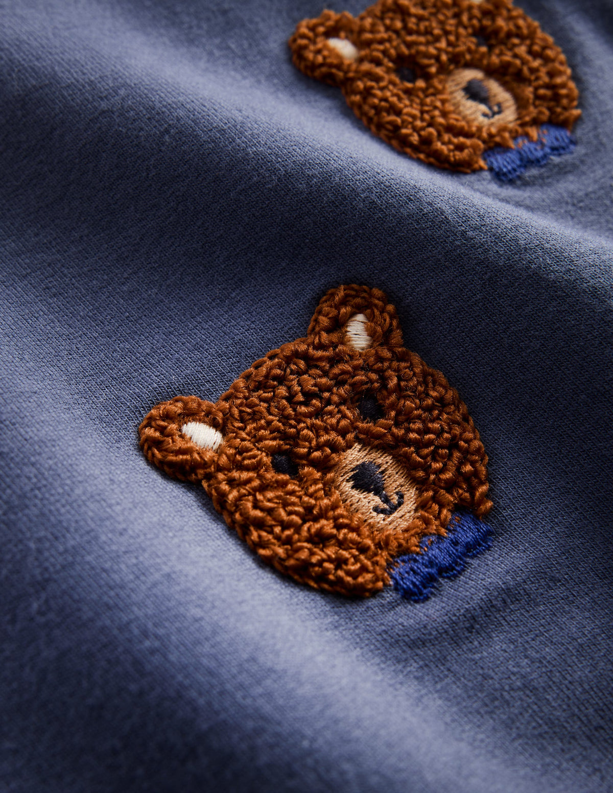 Sweatshirt-Set mit Applikation-Roboterblau Bouclé-Bären - Image 2